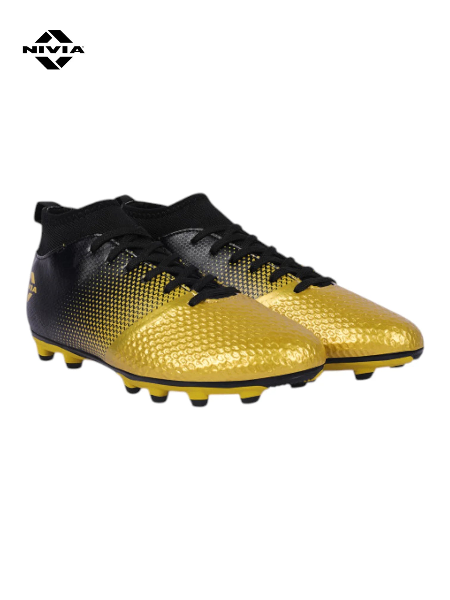 NIVIA Ashtang Gold Football Studs