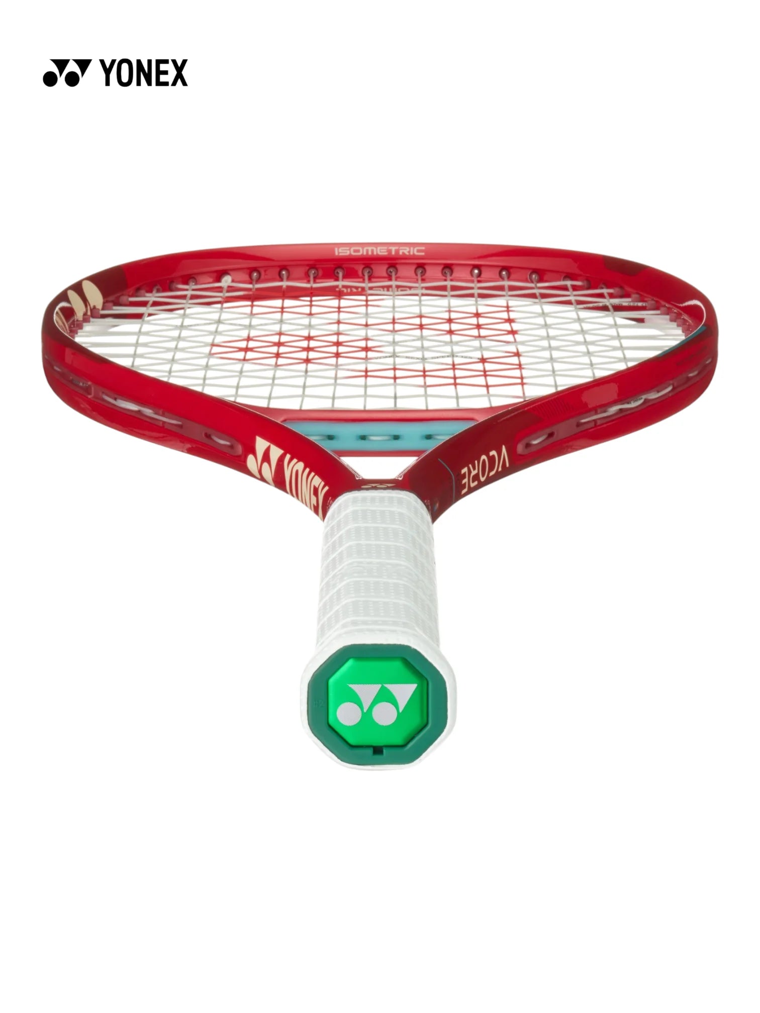 YONEX VCORE 100 Ruby Red Tennis Racquet (300g, 8th Gen)