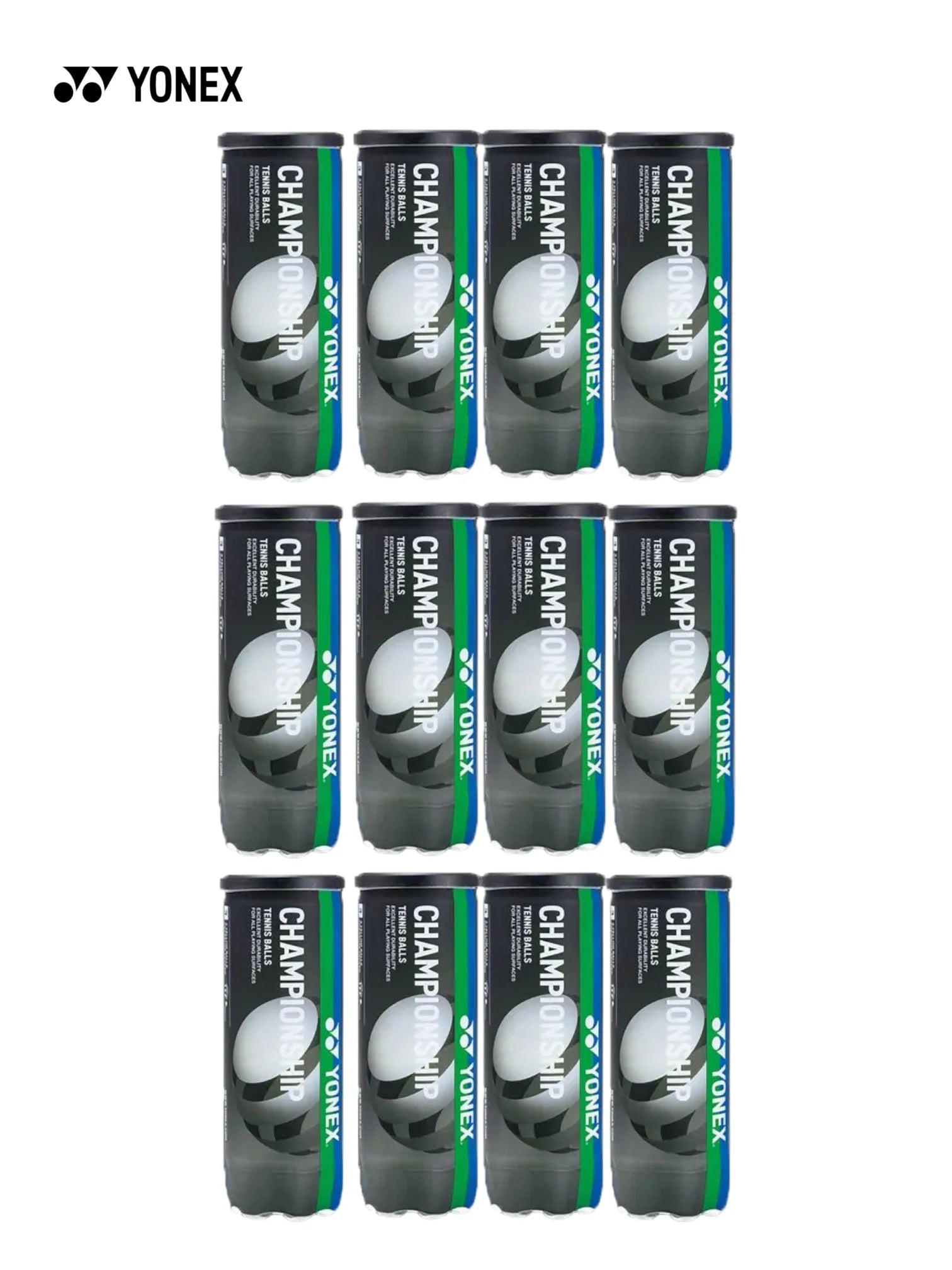YONEX Championship Tennis Balls (3-Ball Can)