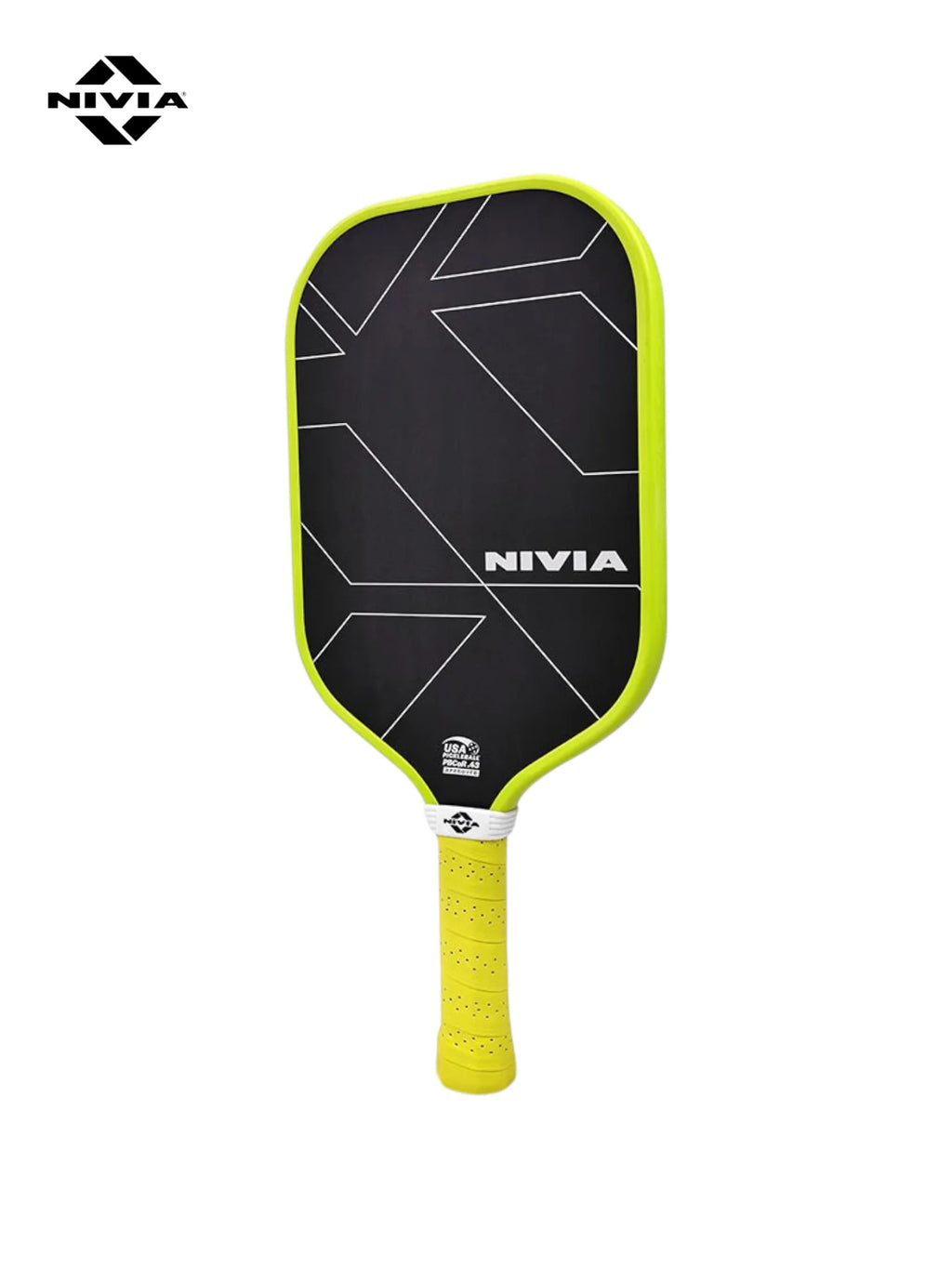 NIVIA K-3000 Pro Pickleball Paddle (3K Carbon Surface, 16mm PP Core, 230g Lightweight)