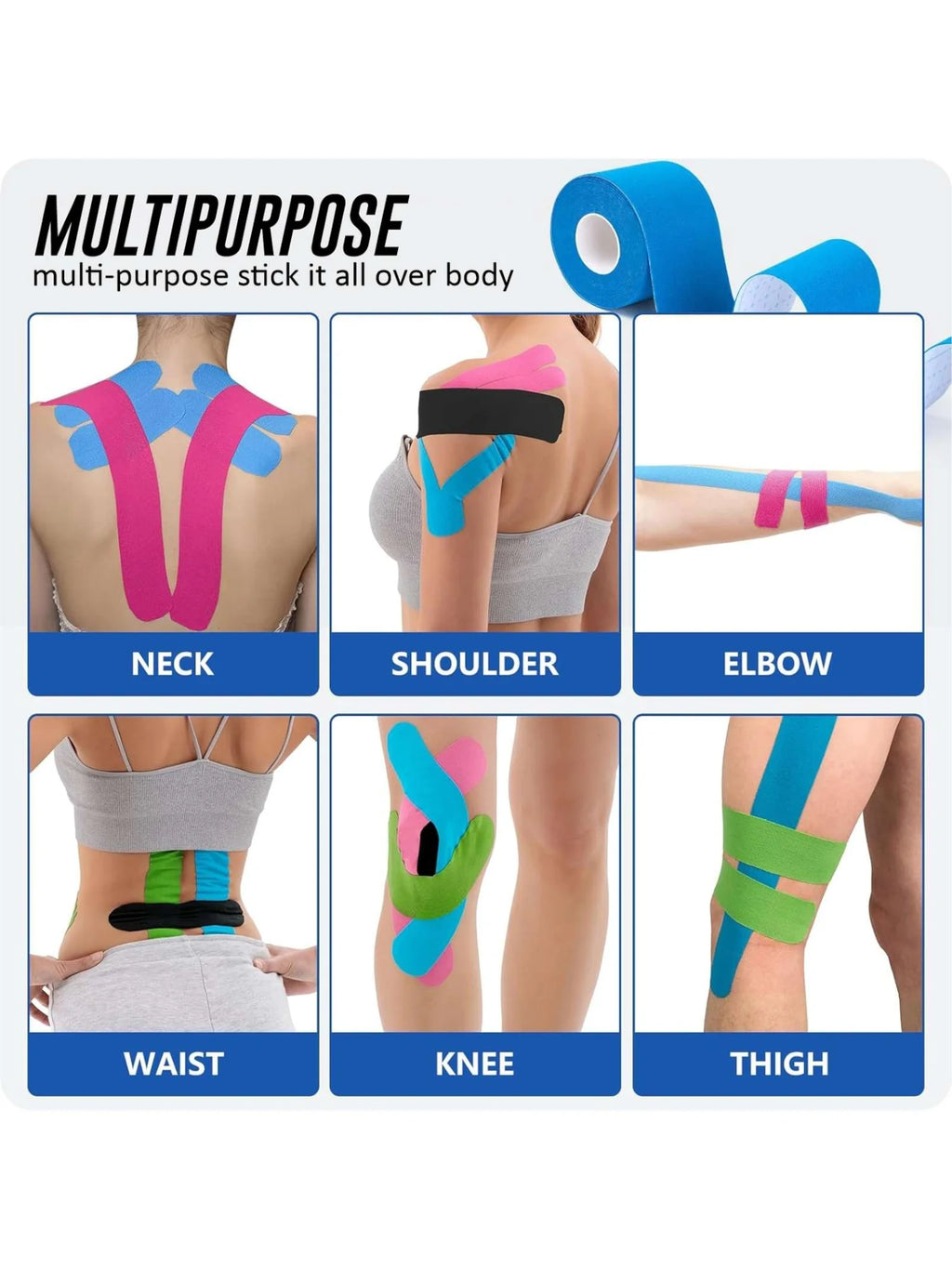 Vector X Kinesiology Tape For Muscle & Joint Support