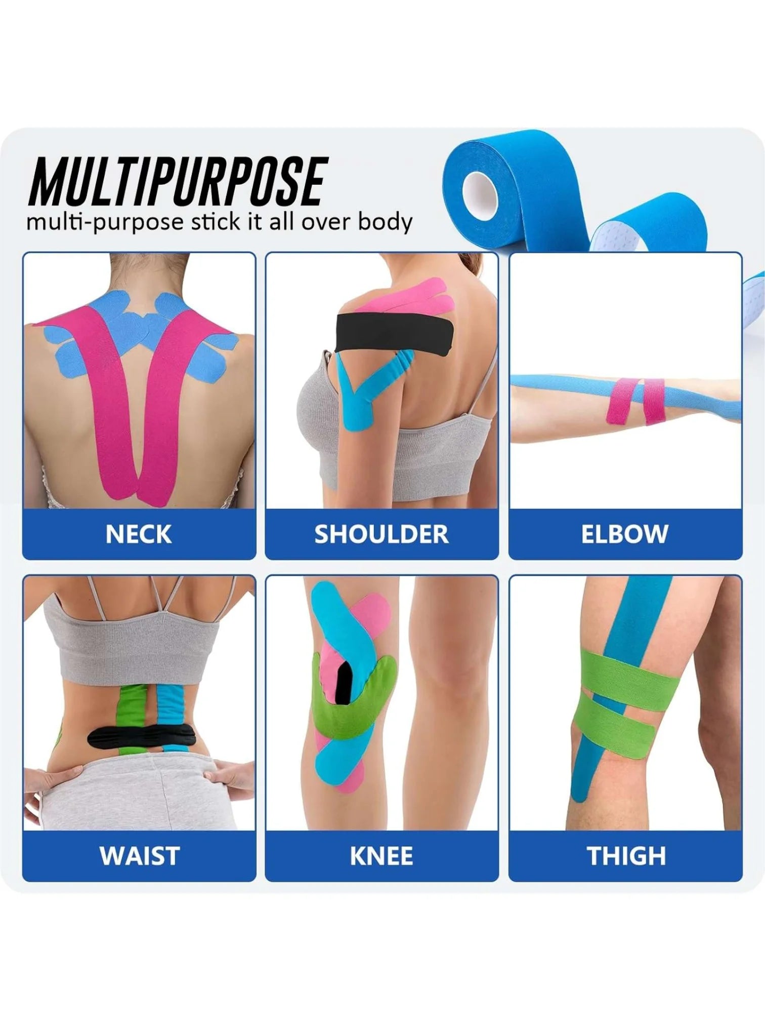Vector X Kinesiology Tape For Muscle & Joint Support