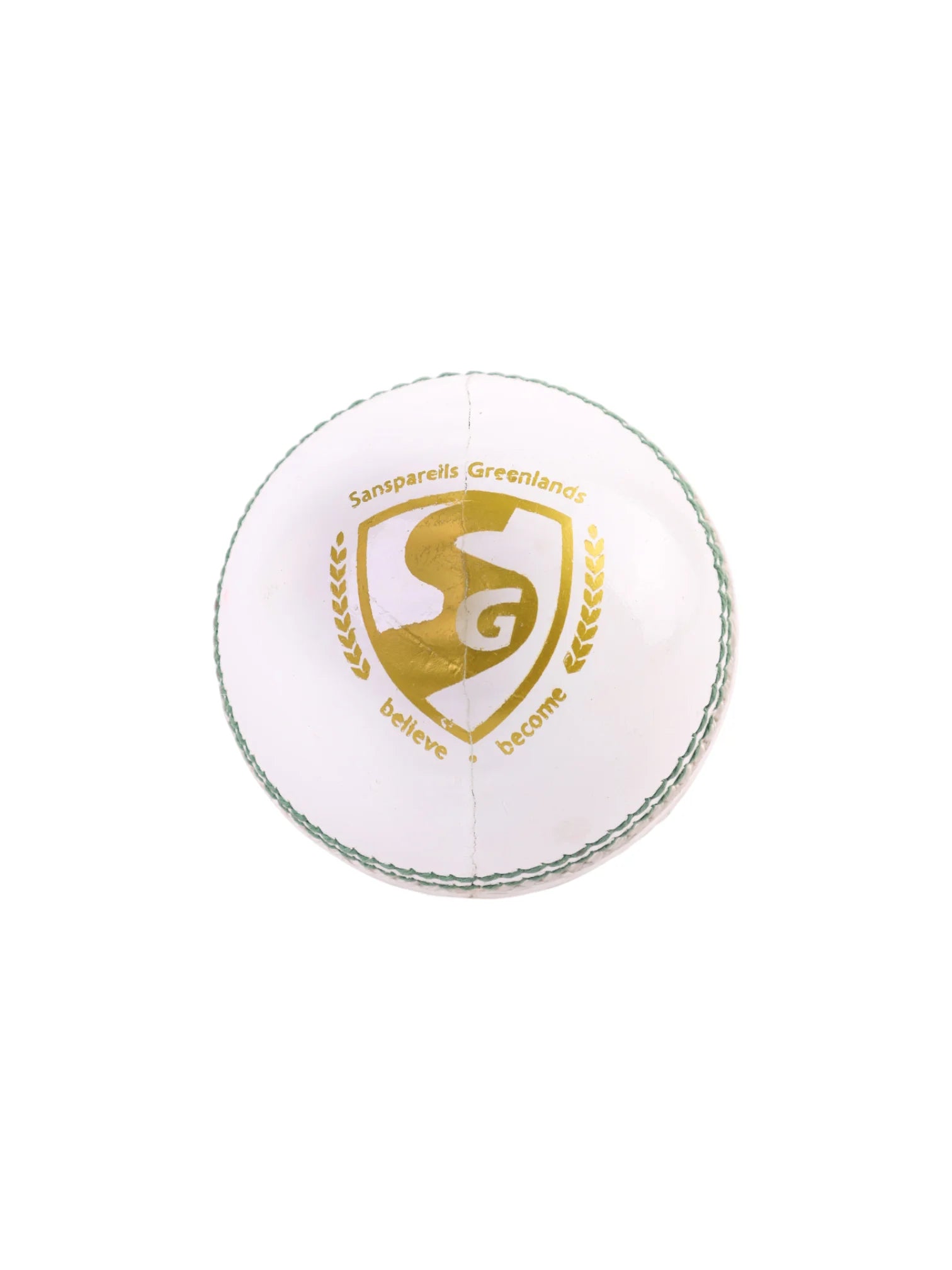 SG Club White Leather Cricket Ball