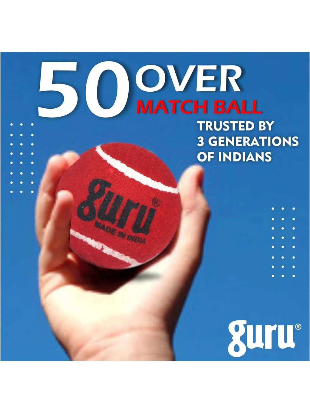 GURU Heavy Cricket Tennis Ball