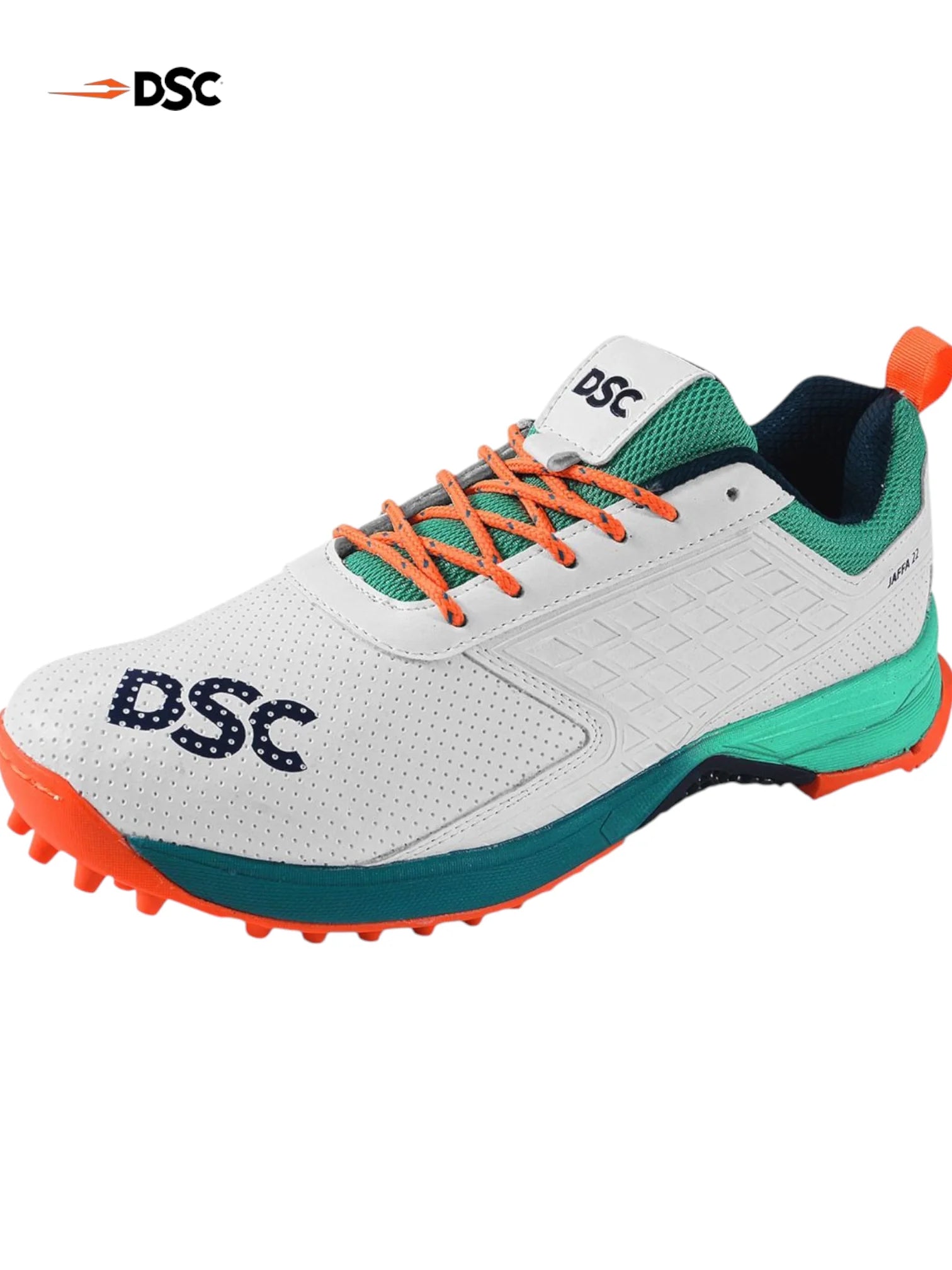 DSC jaffa 22 Cricket Shoes - White/Sea Green