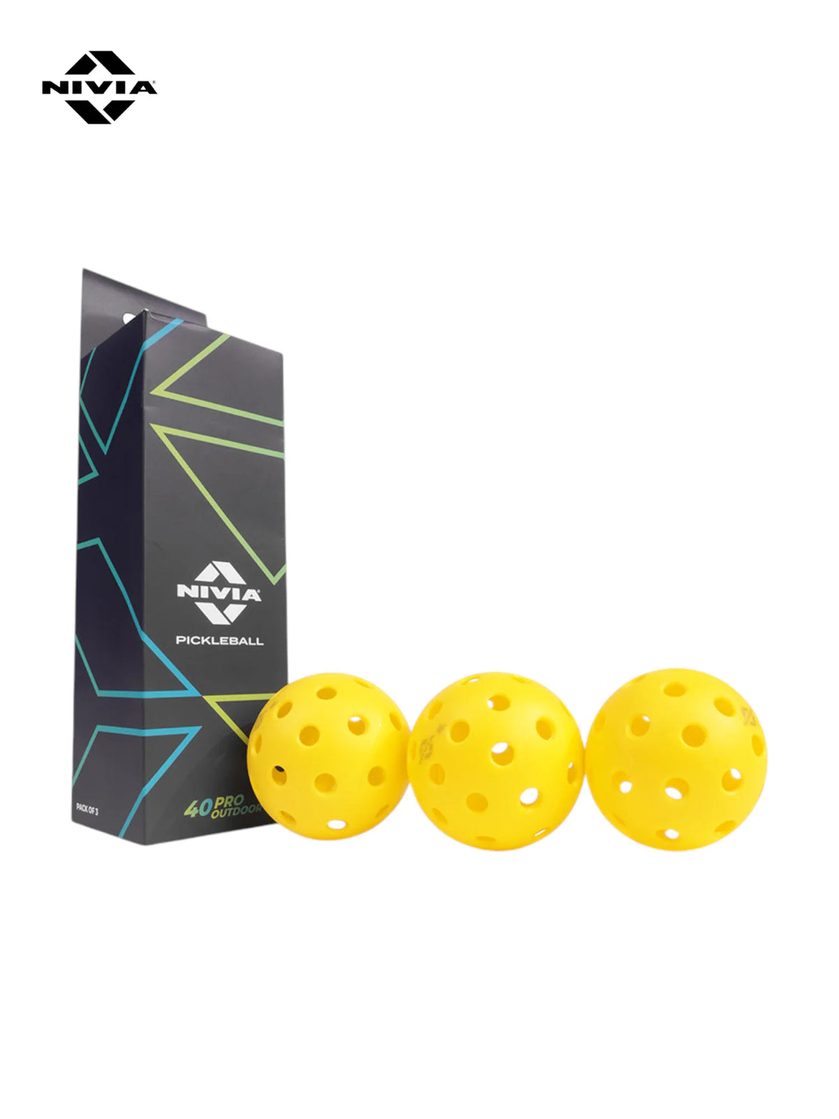 NIVIA 40 Pro Outdoor Pickleball Set