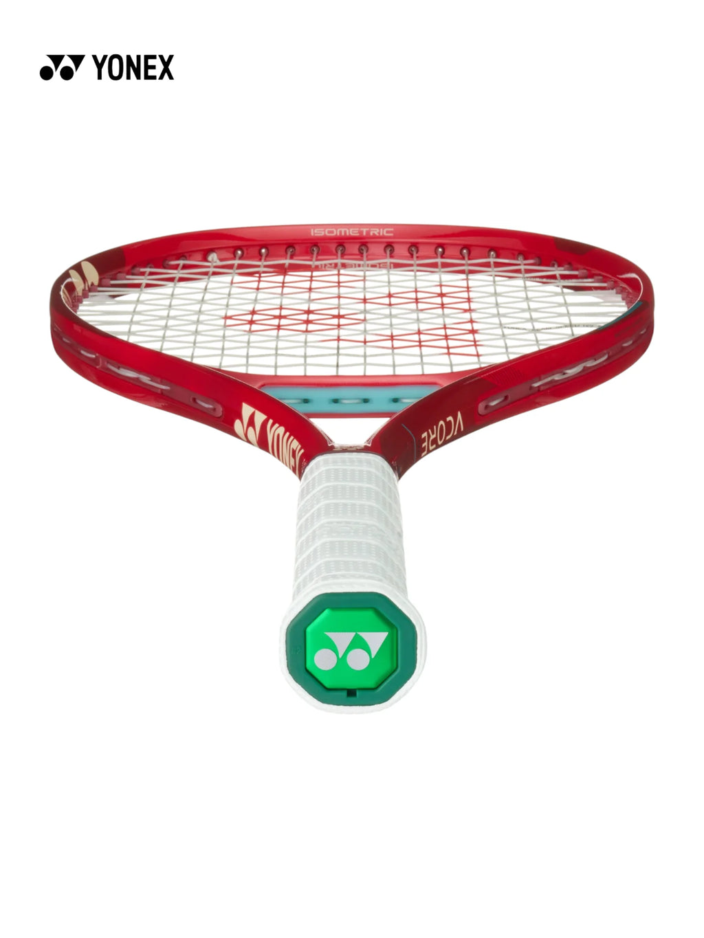 YONEX VCORE 98 Ruby Red Tennis Racquet (305g, 8th Gen)