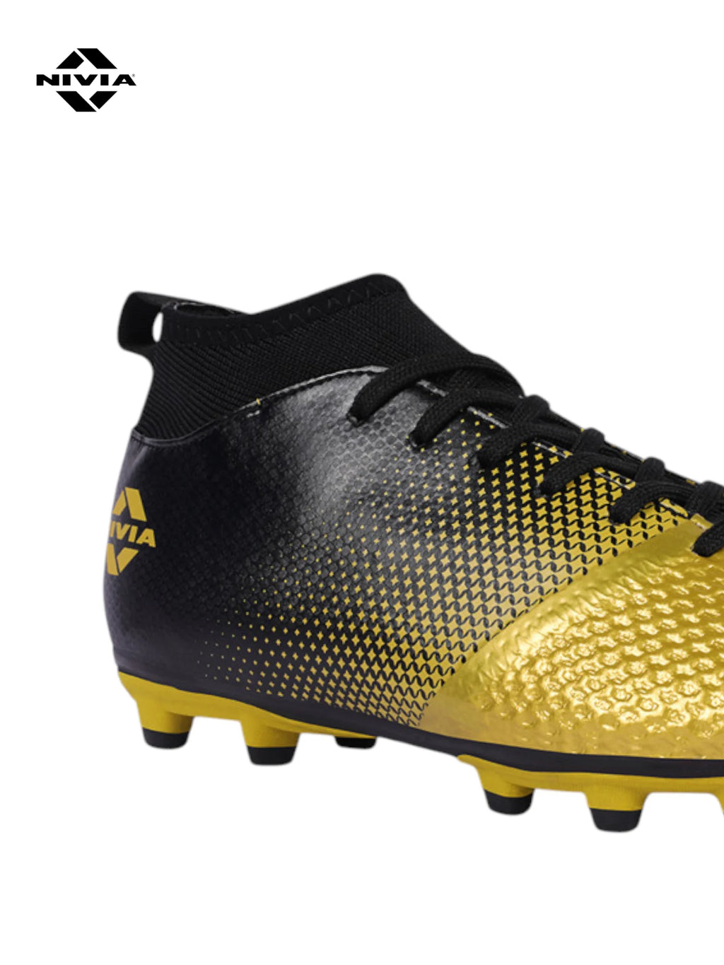 NIVIA Ashtang Gold Football Studs