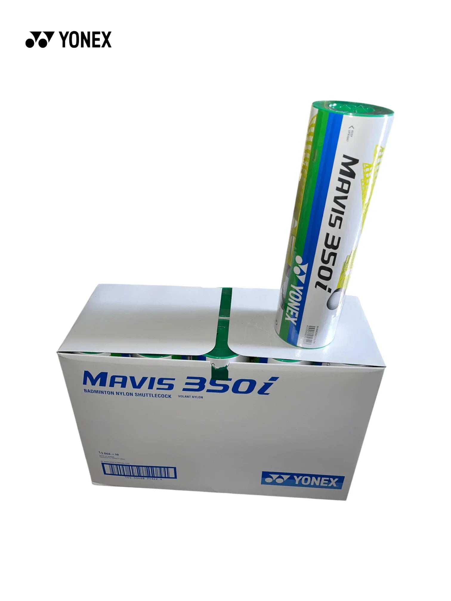 YONEX Mavis 350i Nylon Shuttlecock(Pack of 10 tubes)