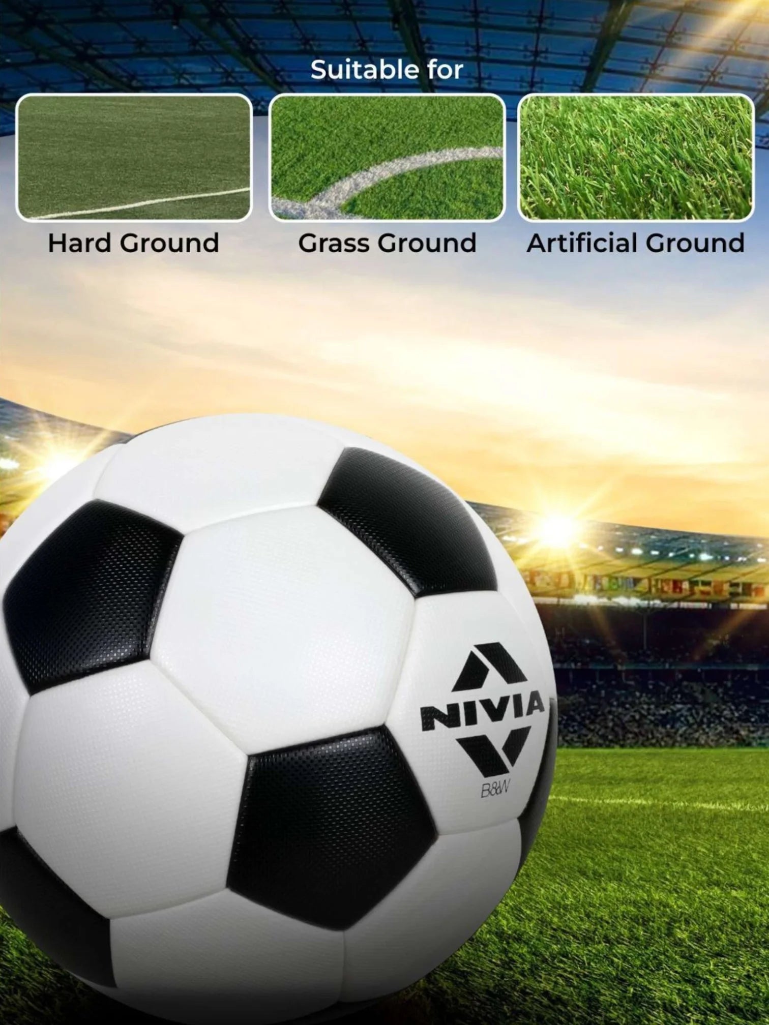 NIVIA B&W Football