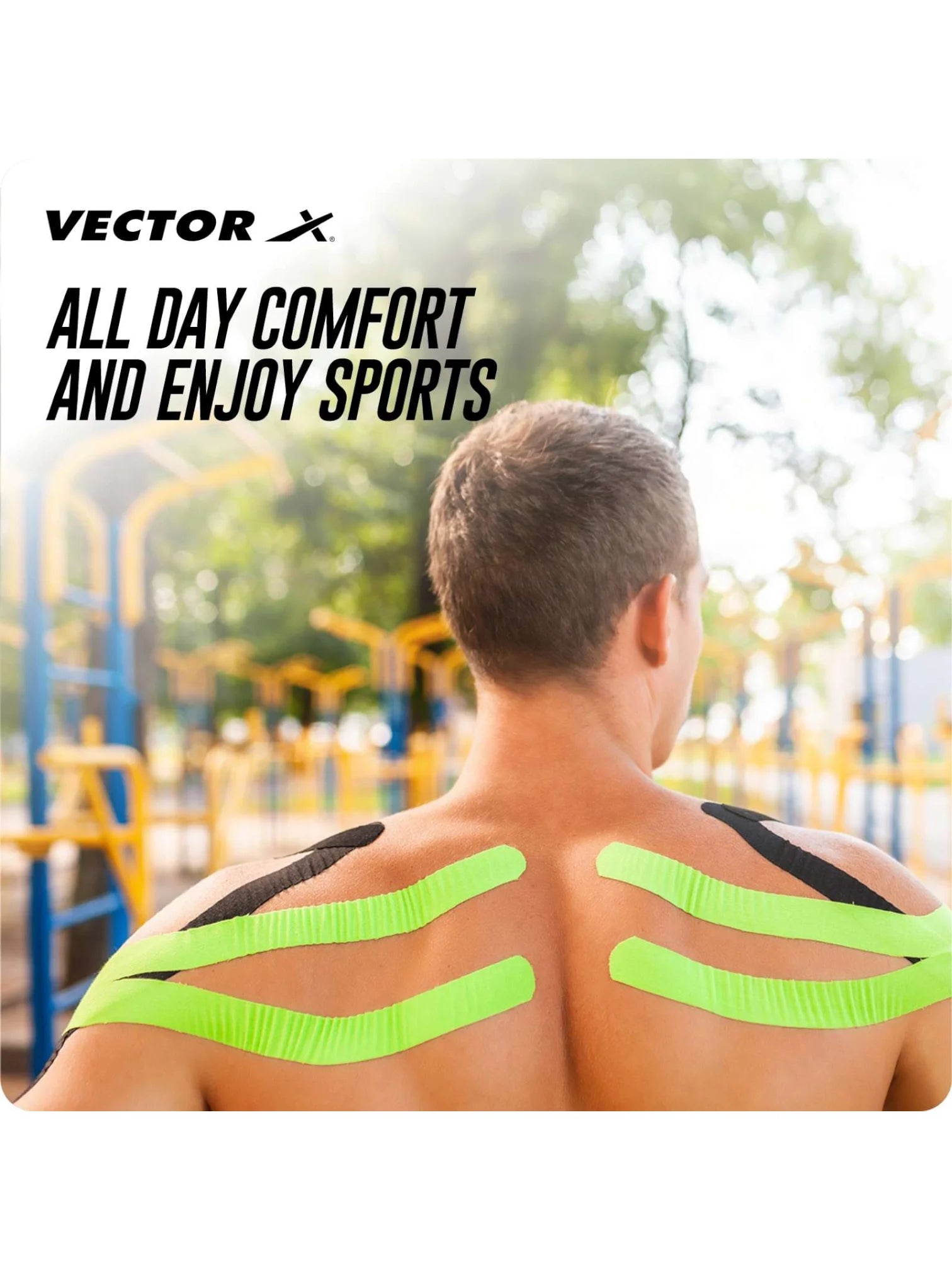 Vector X Kinesiology Tape For Muscle & Joint Support