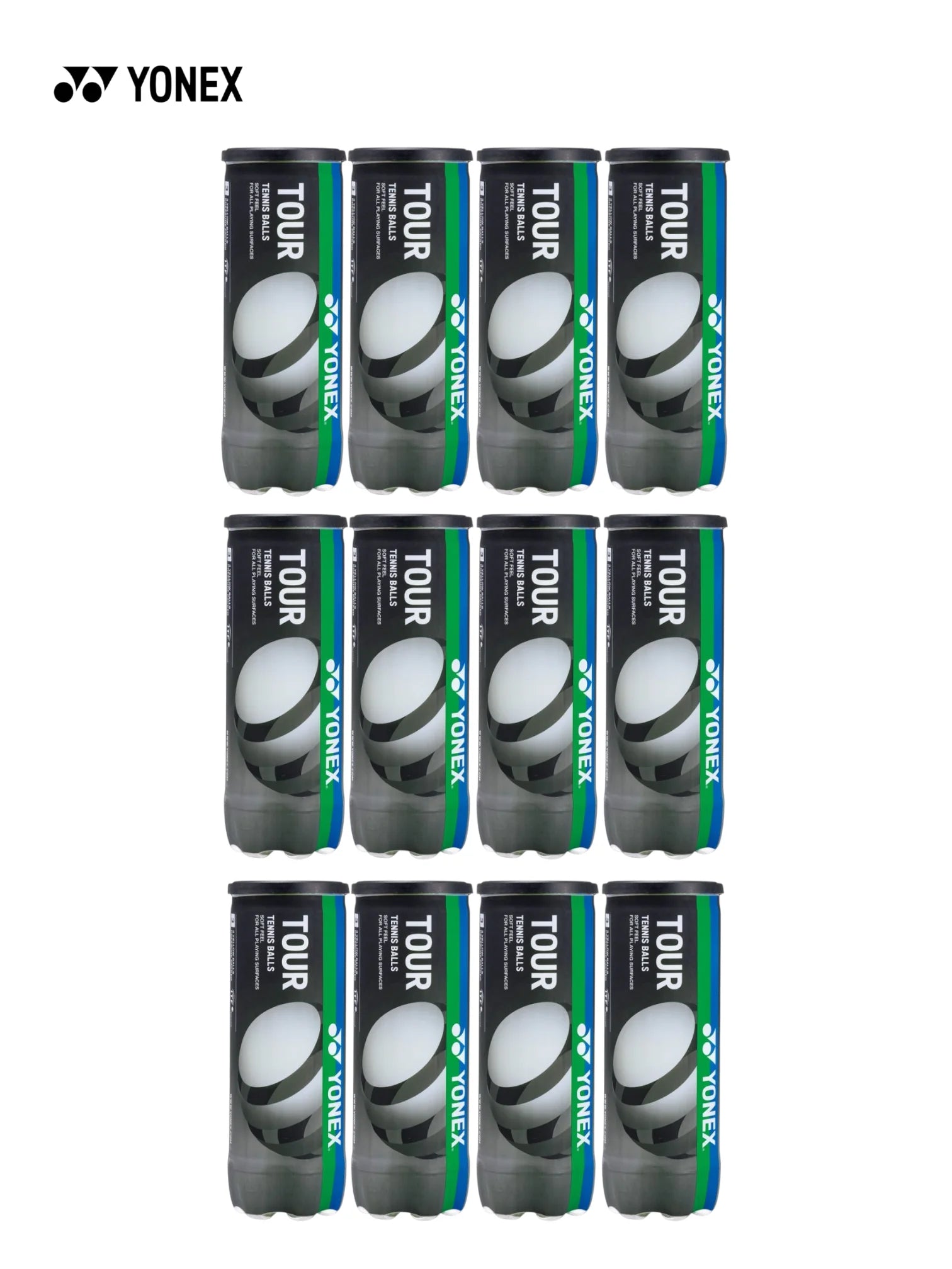 YONEX Tour Tennis Ball (3-Ball Can)