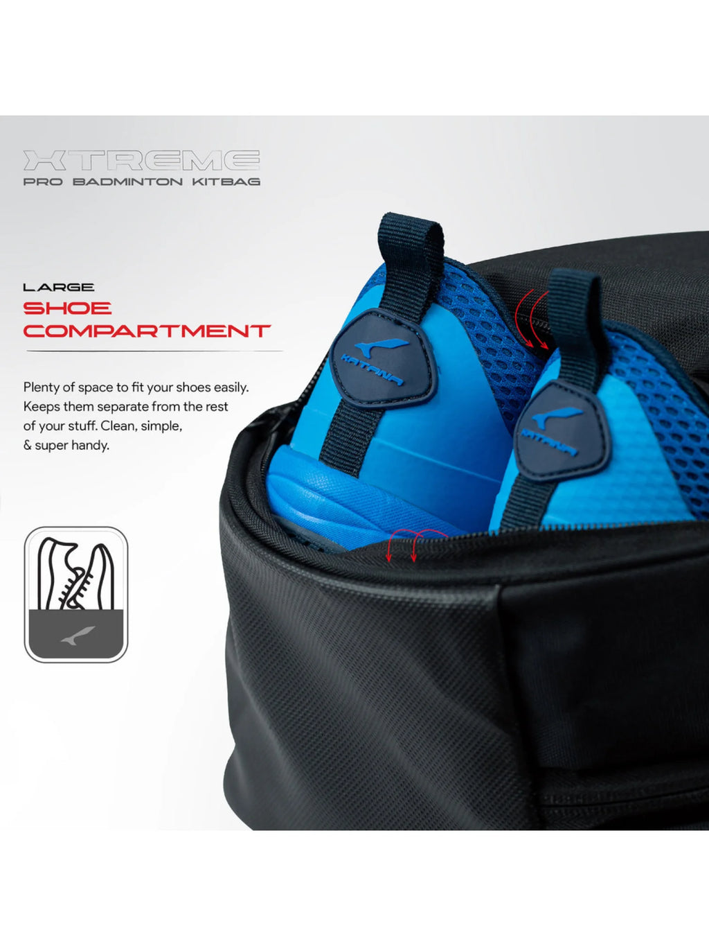 KATANA Xtreme Smart kitbag For Badminton