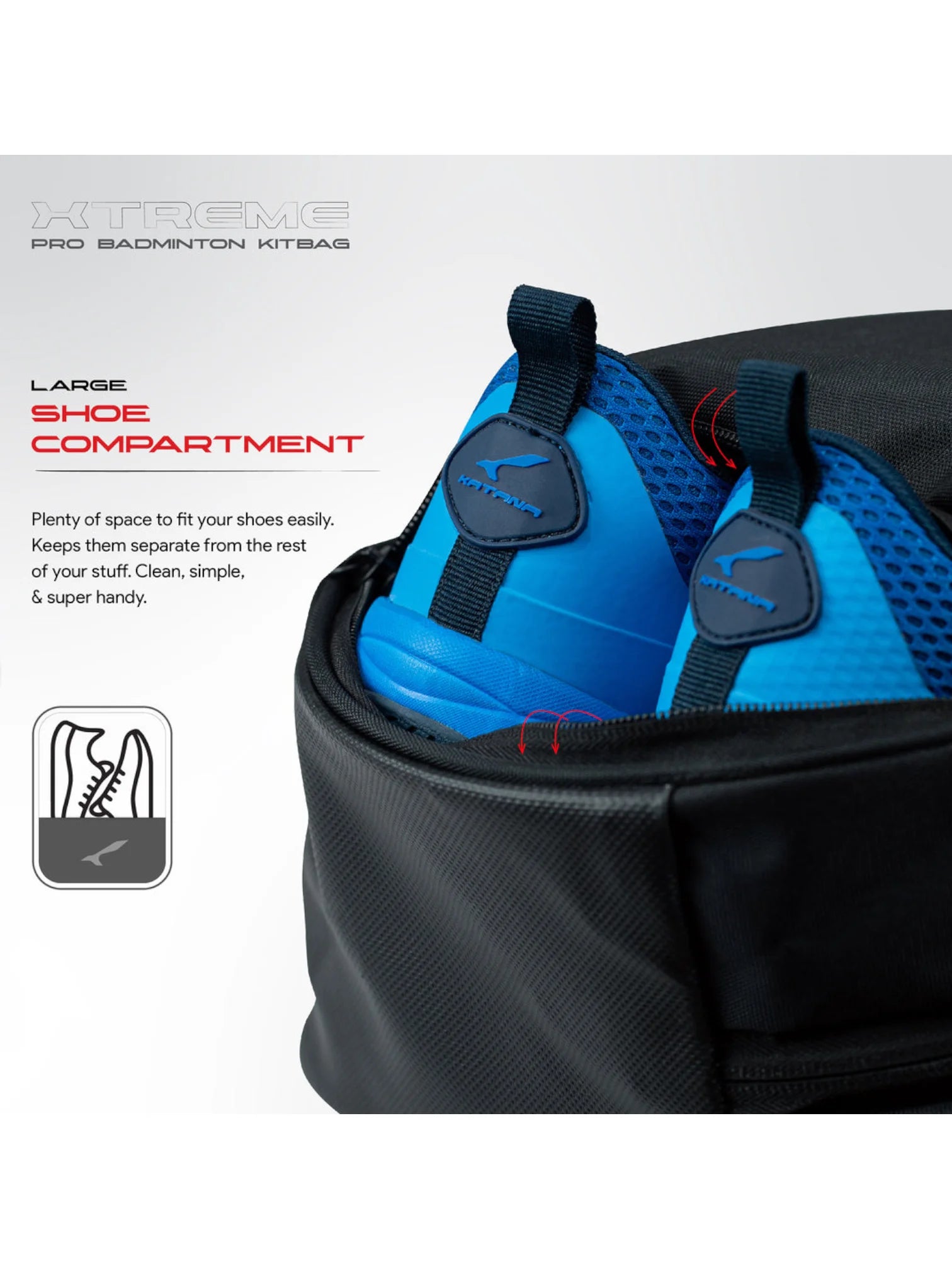 KATANA Xtreme Smart kitbag For Badminton
