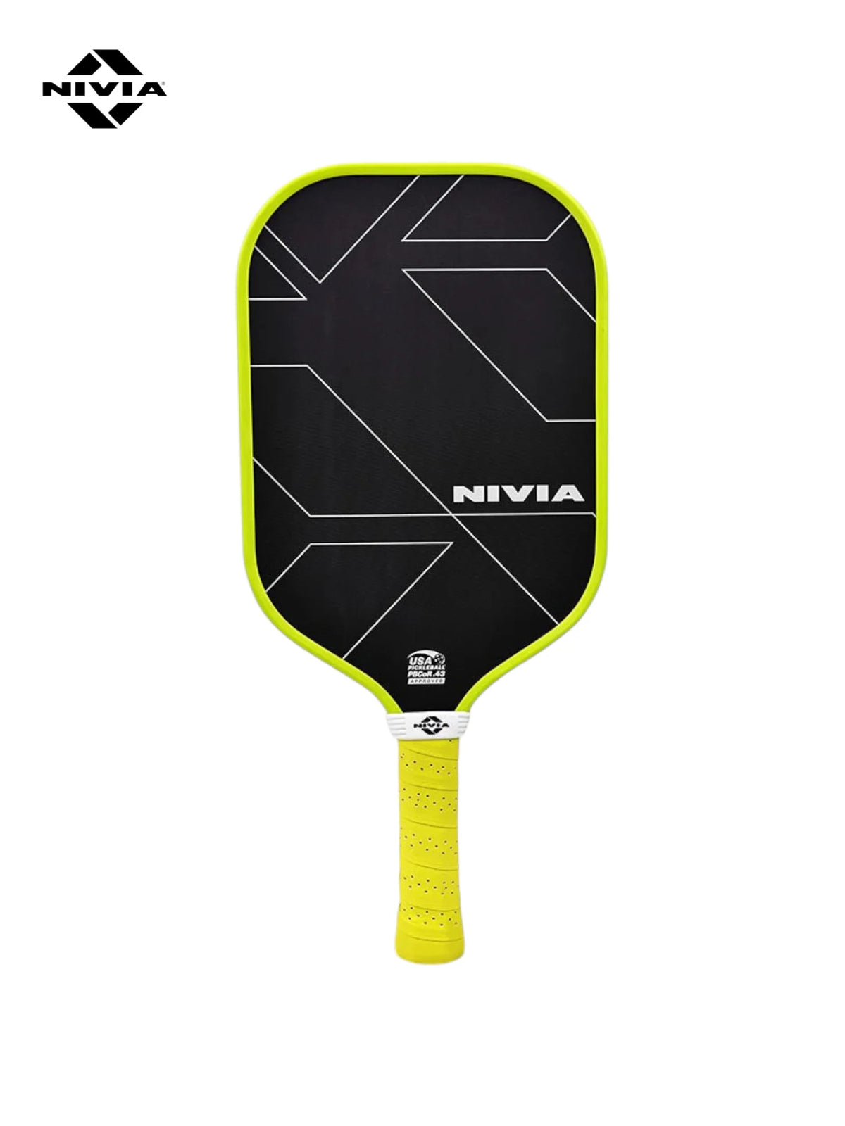 NIVIA K-3000 Pro Pickleball Paddle (3K Carbon Surface, 16mm PP Core, 230g Lightweight)