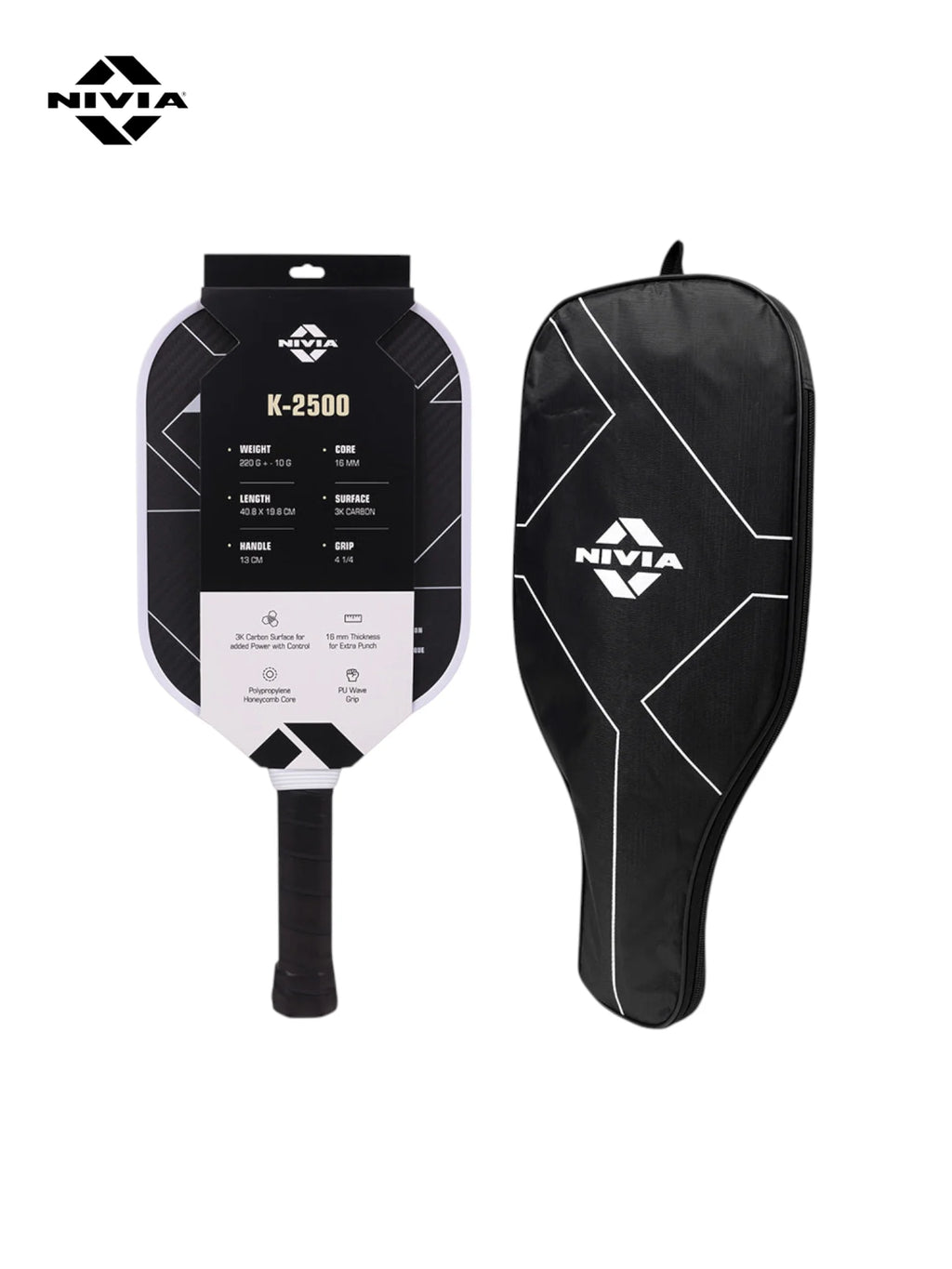 NIVIA K-2500 Pickleball Paddle