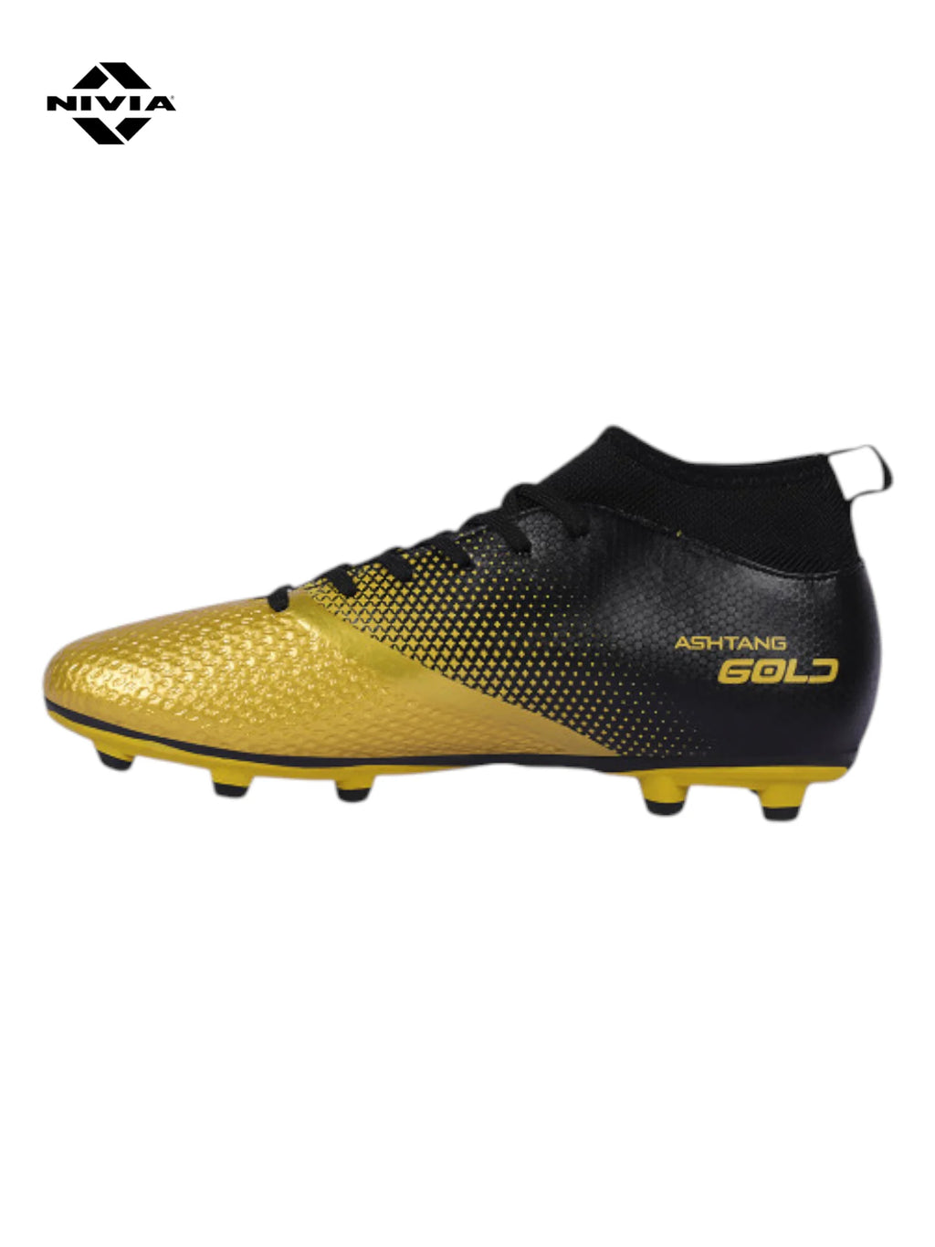 NIVIA Ashtang Gold Football Studs