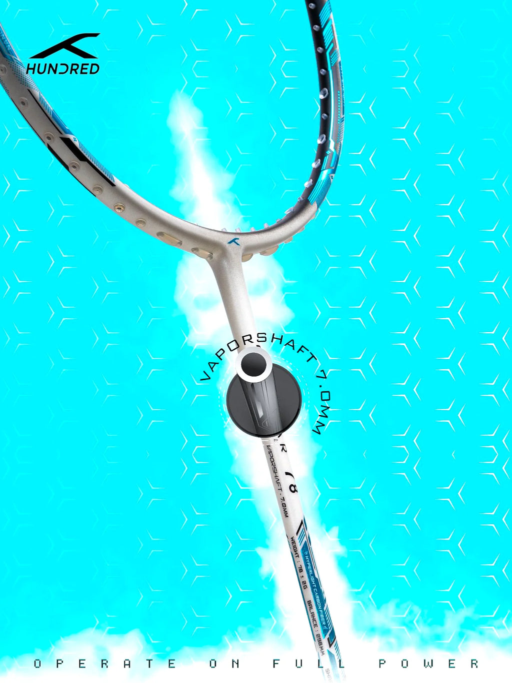 HUNDRED Nuclear 78 Badminton Racquet