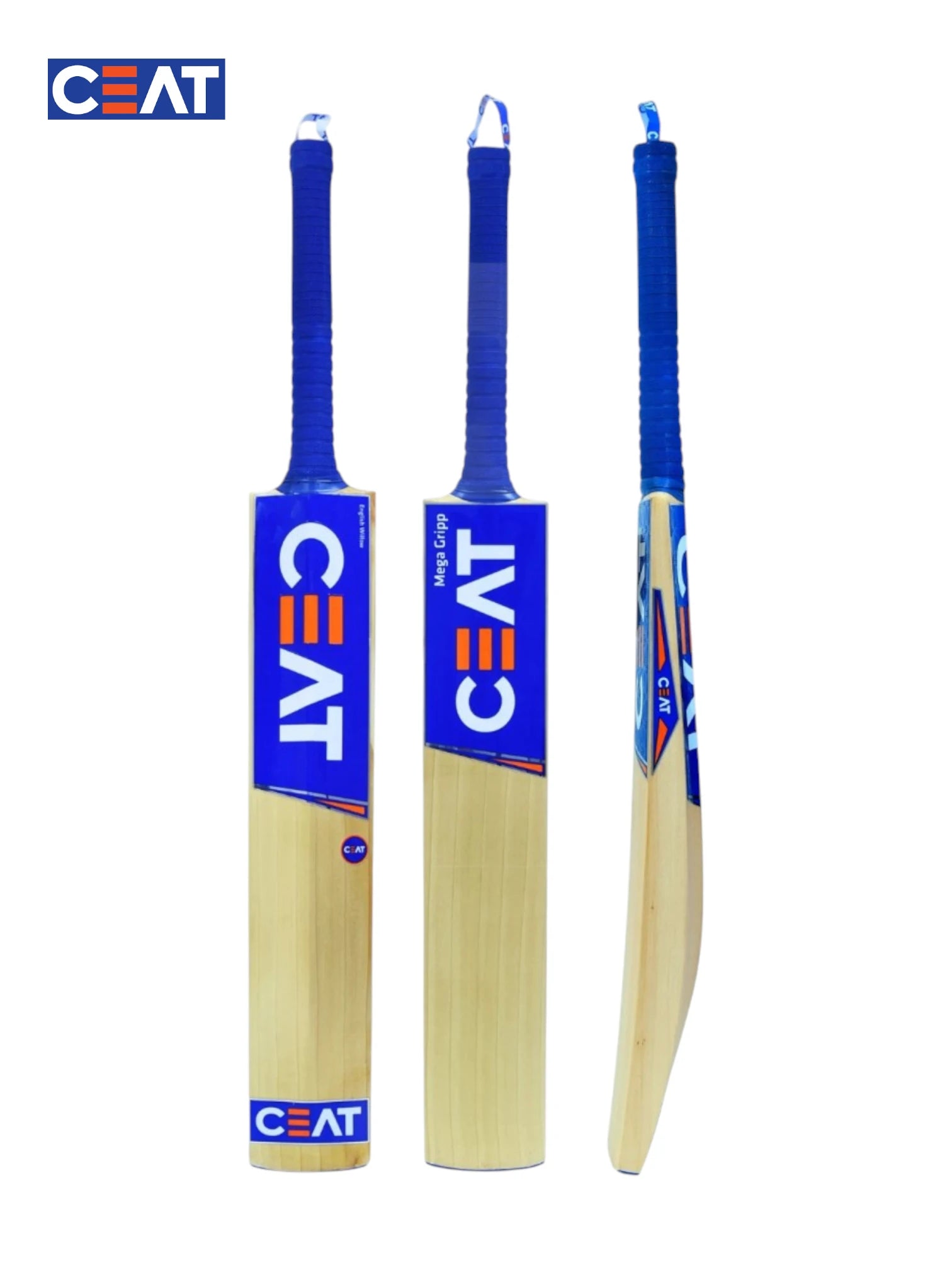 CEAT Mega Gripp English Willow Cricket Bat