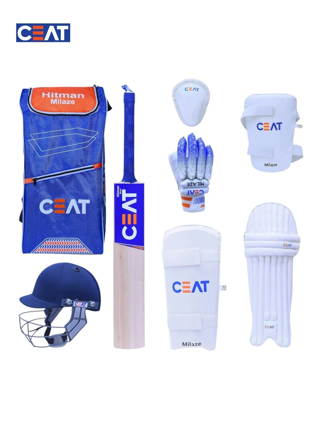 CEAT Hitman Milaze Jr Full Cricket Kit