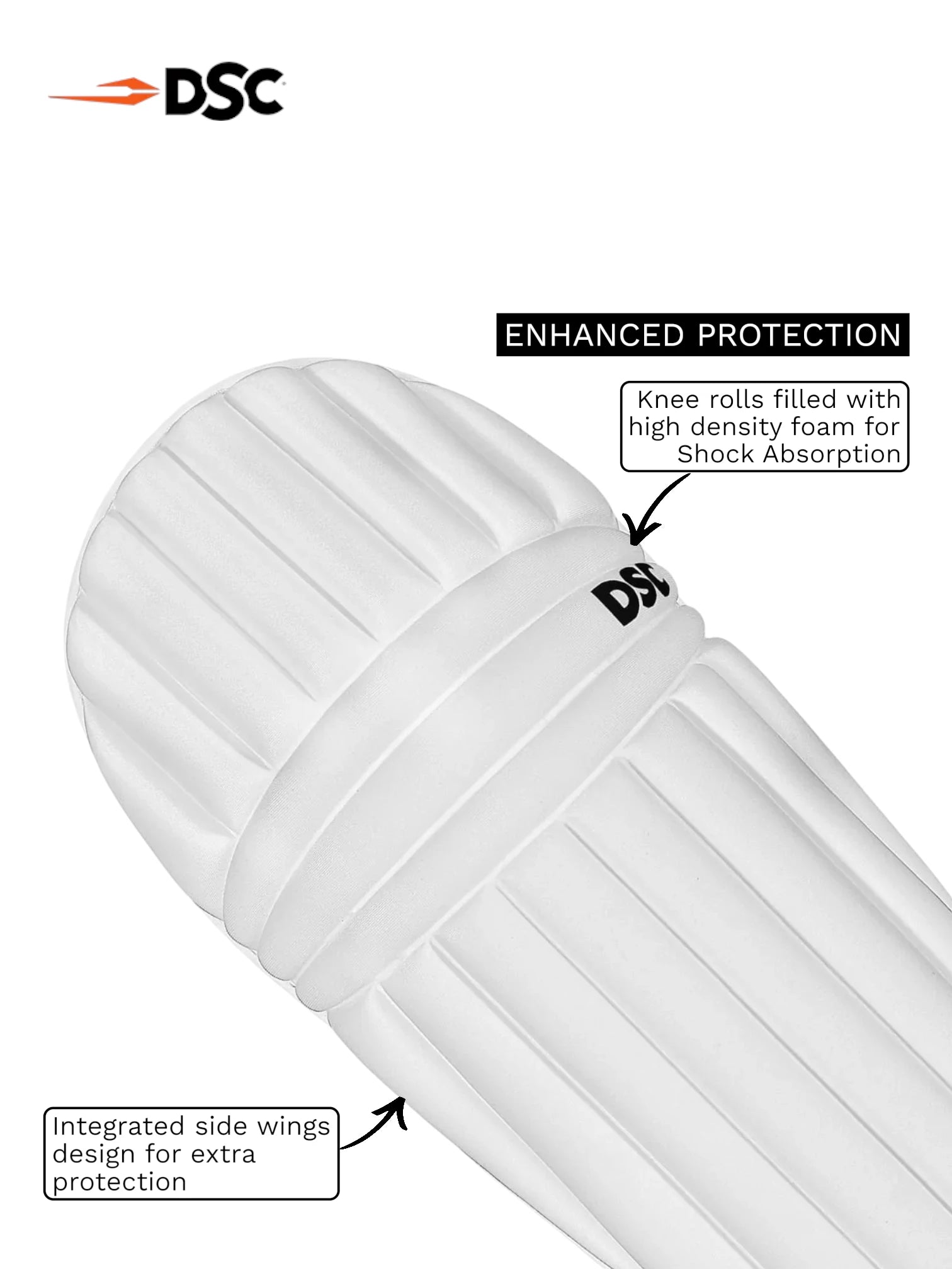 DSC Flex Lite Moulded Batting Leg Guards