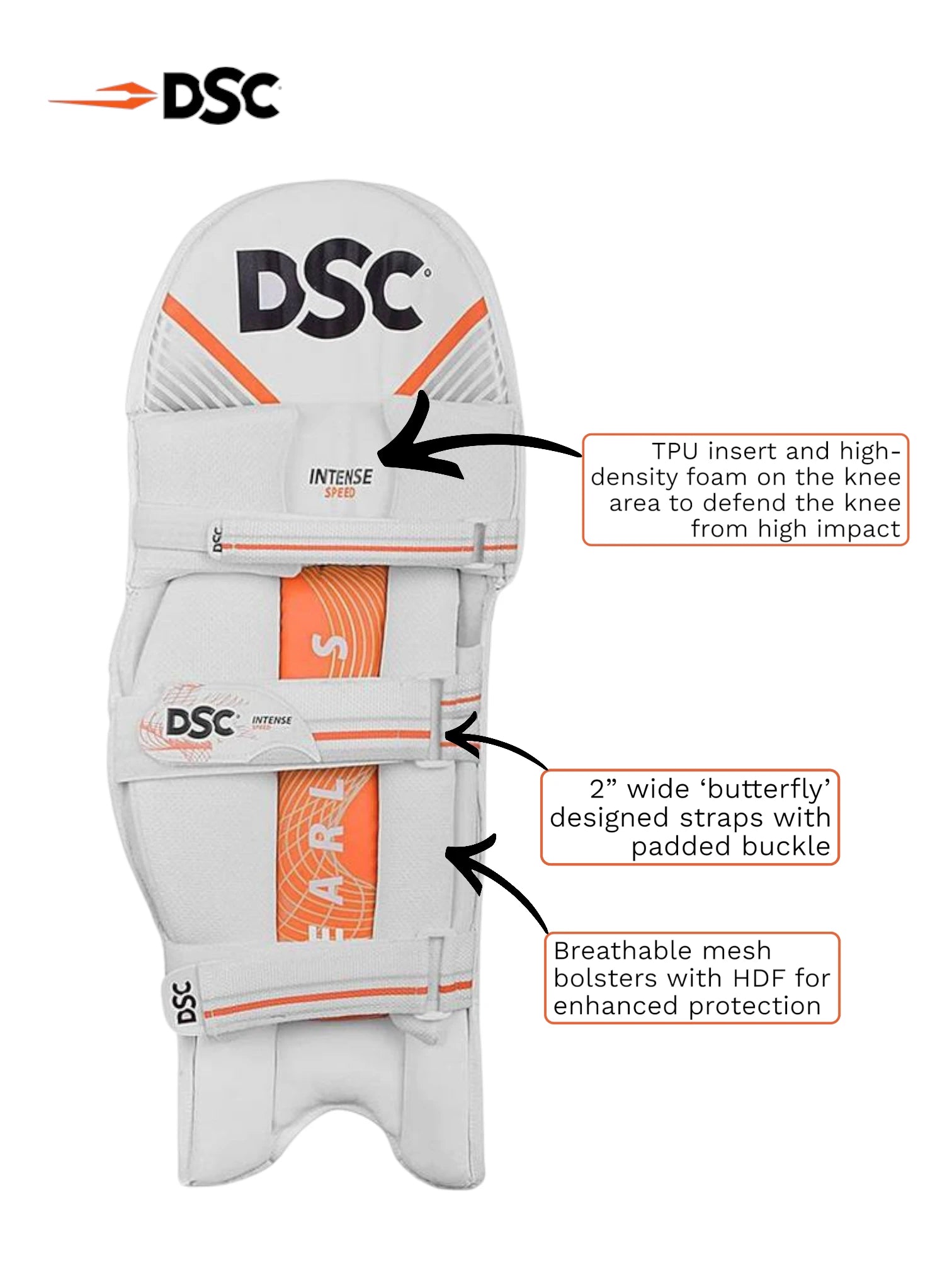 DSC Intense Speed Batting Leg Guards