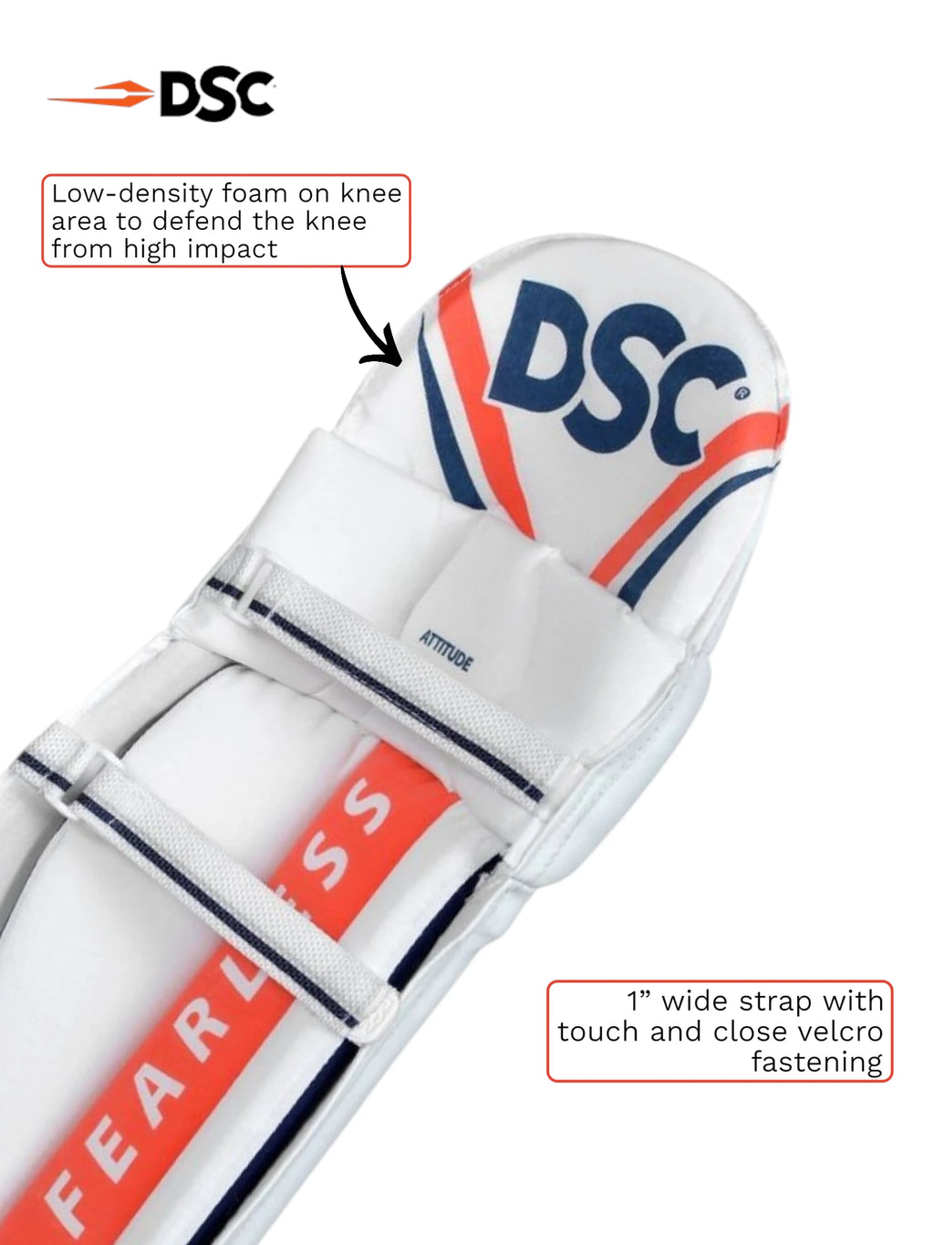 DSC Attitude Batting Leg Guards