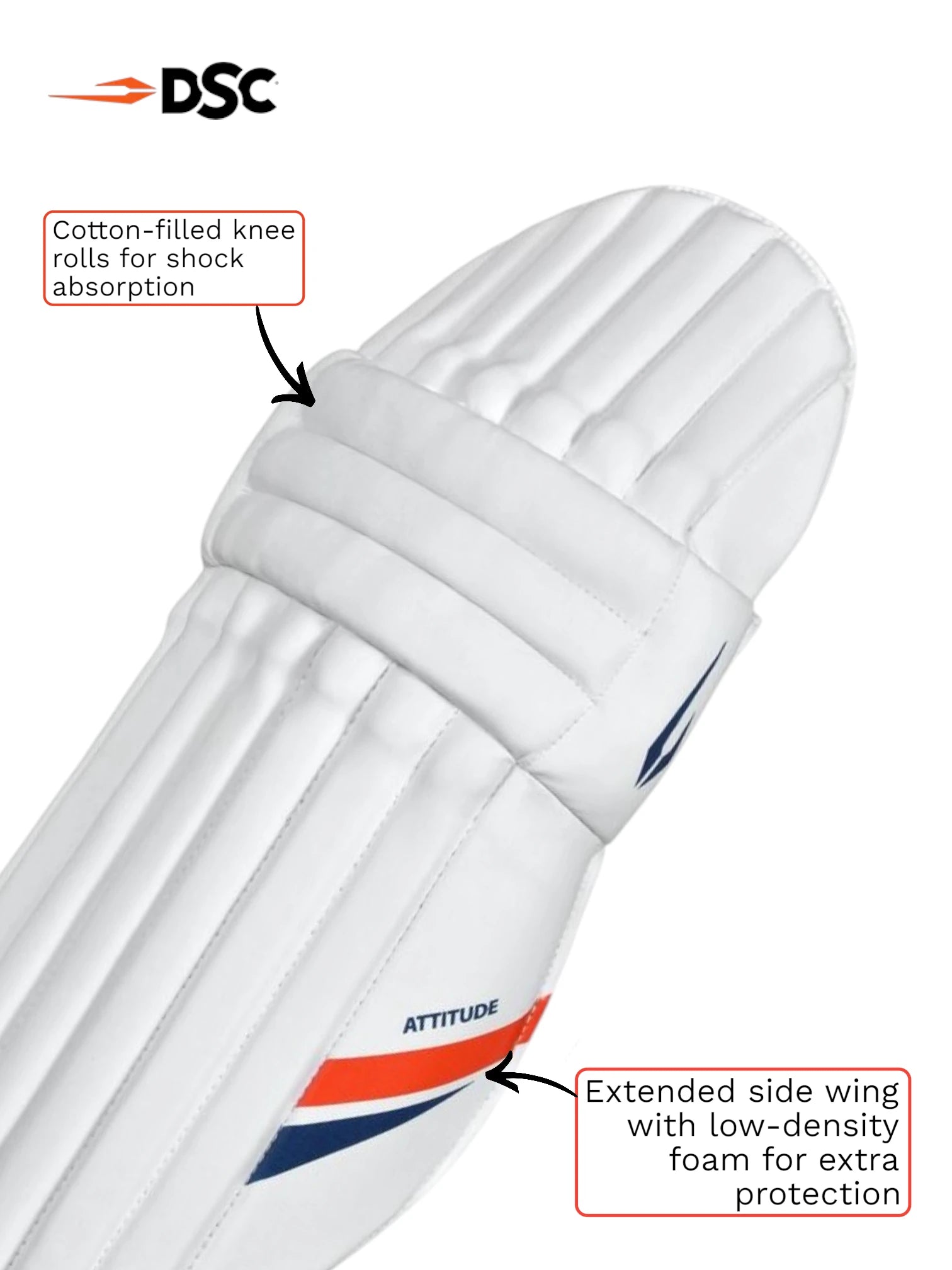 DSC Attitude Batting Leg Guards