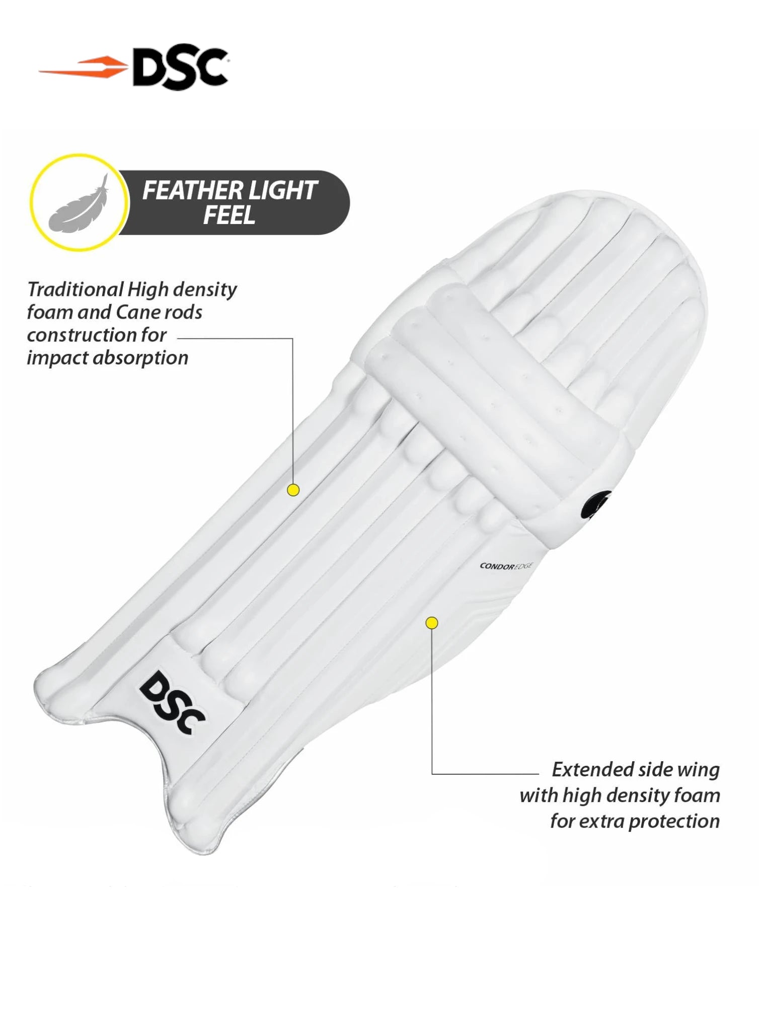 DSC Condor Edge Batting Leg Guards