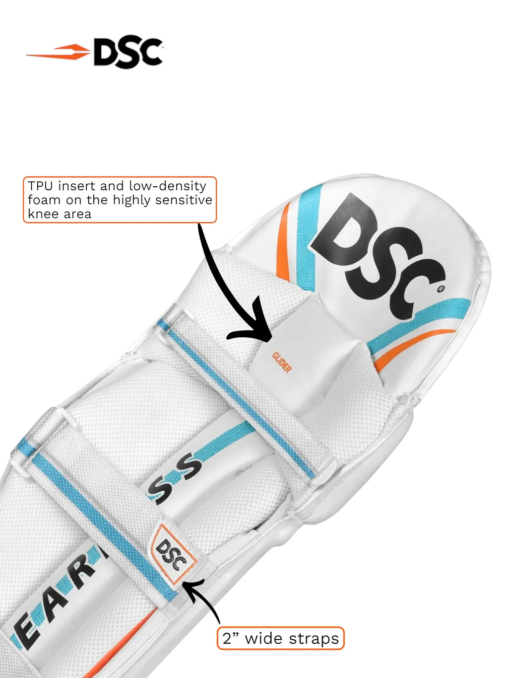 DSC Glider Batting Leg Guards