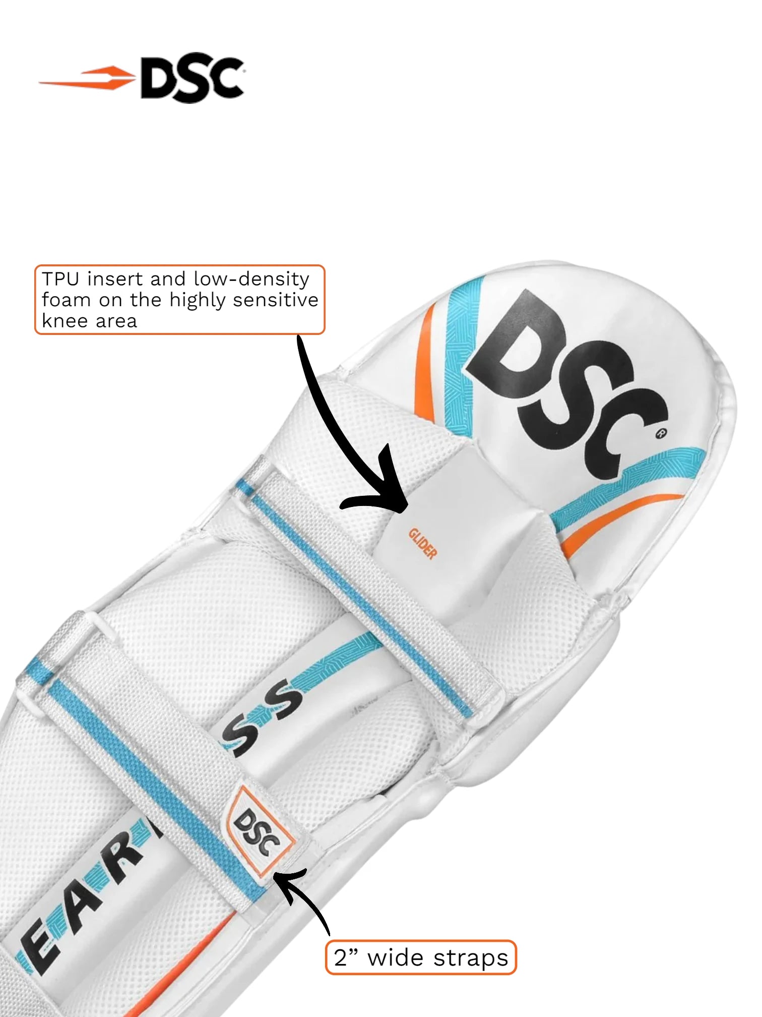 DSC Glider Batting Leg Guards