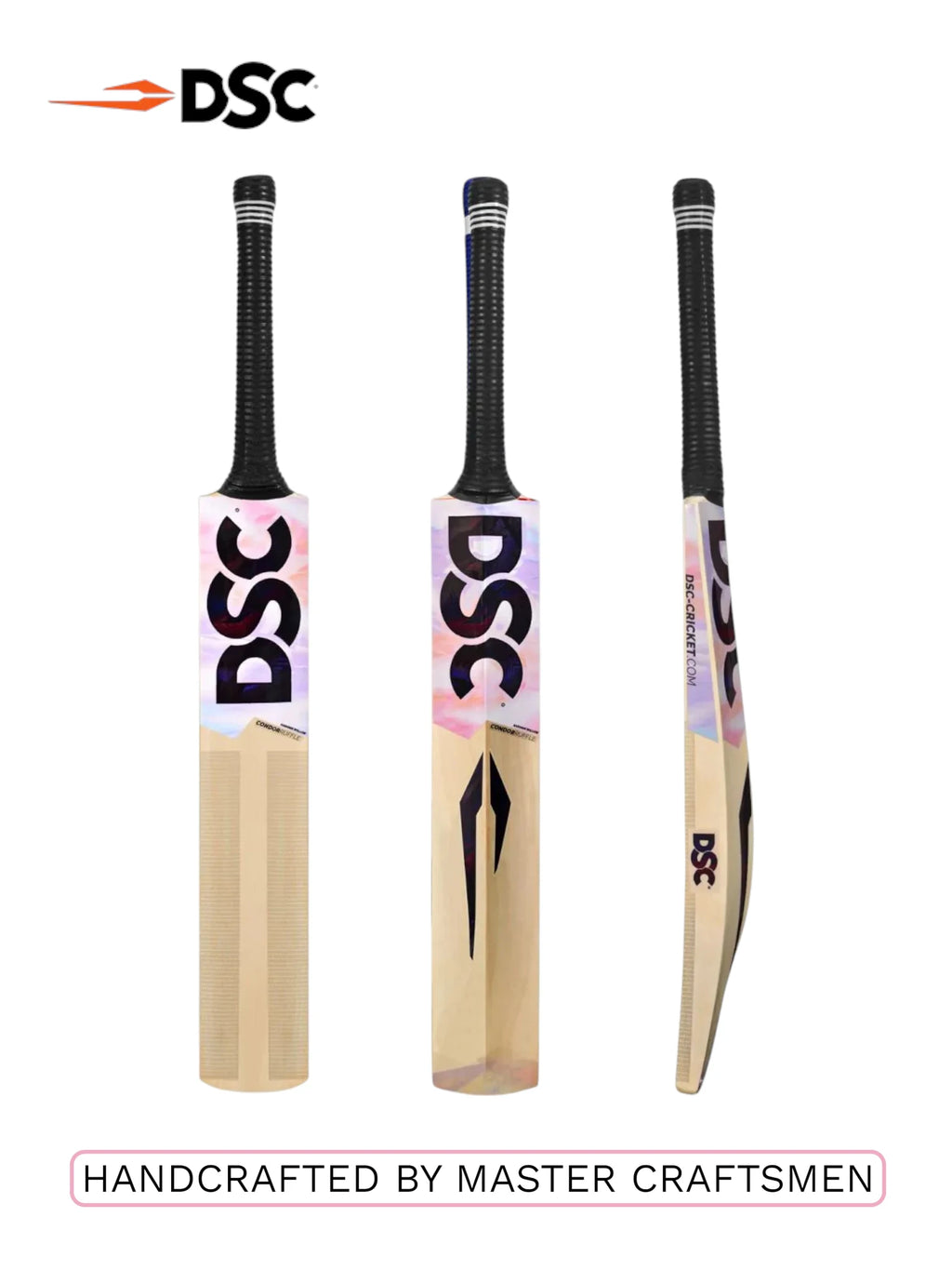DSC Condor Ruffle Kashmir Willow Cricket Bat