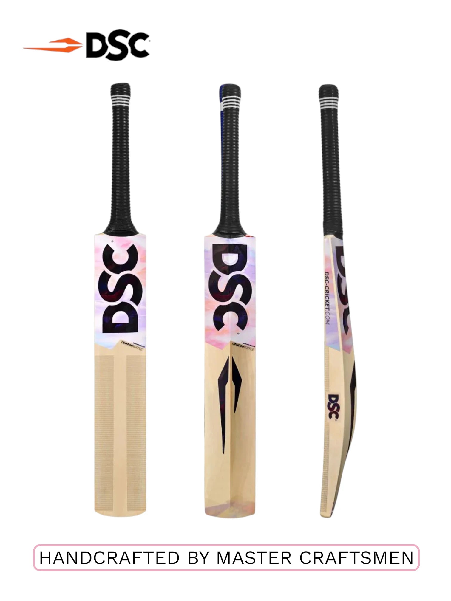 DSC Condor Ruffle Kashmir Willow Cricket Bat