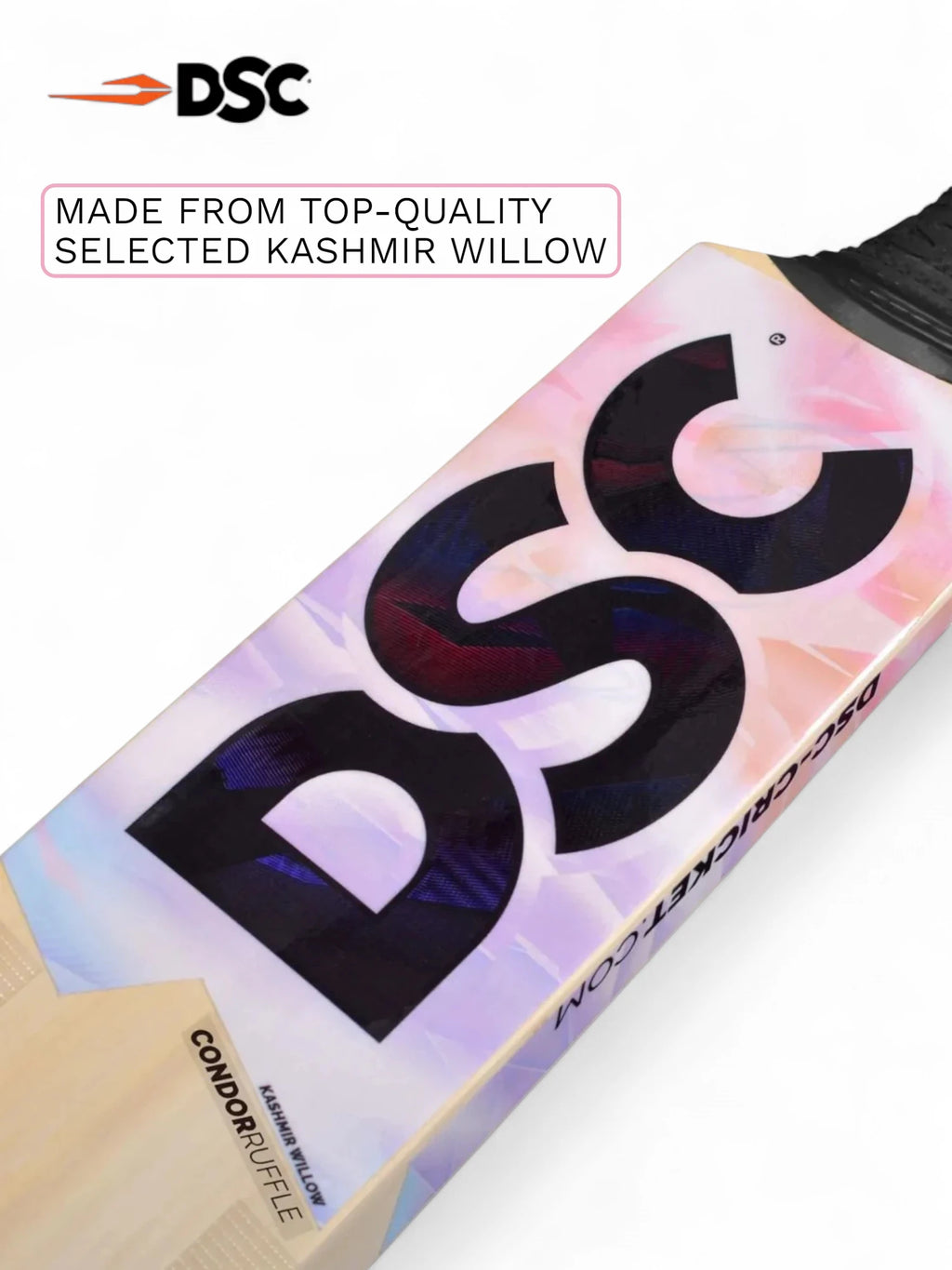 DSC Condor Ruffle Kashmir Willow Cricket Bat