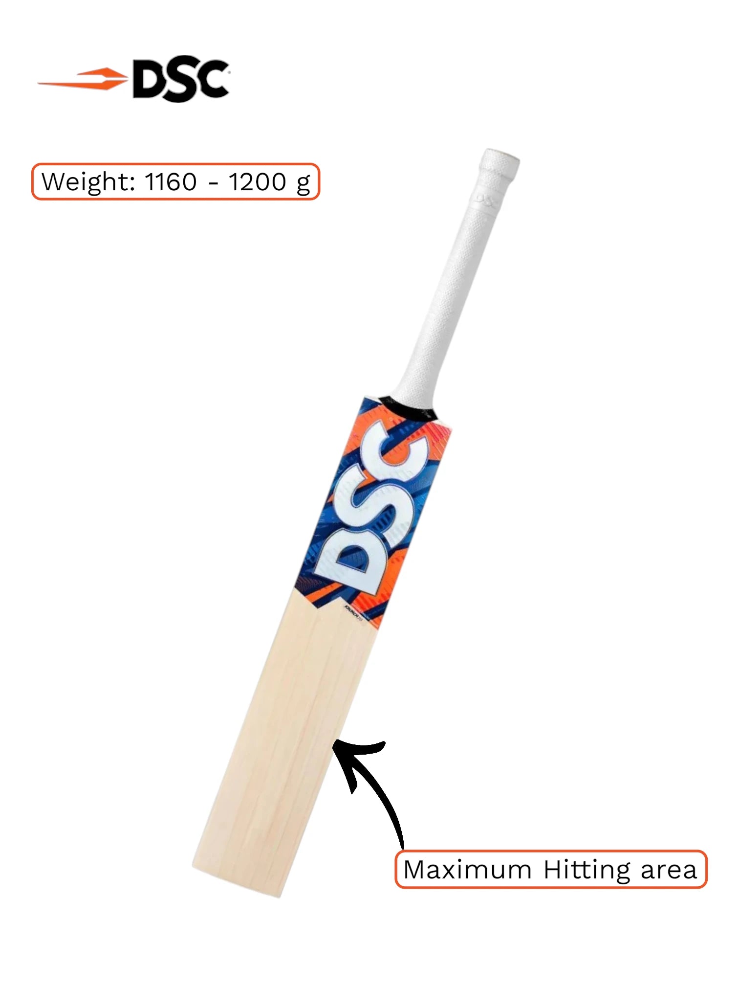 DSC Krunch 7.0 English Willow Cricket Bat