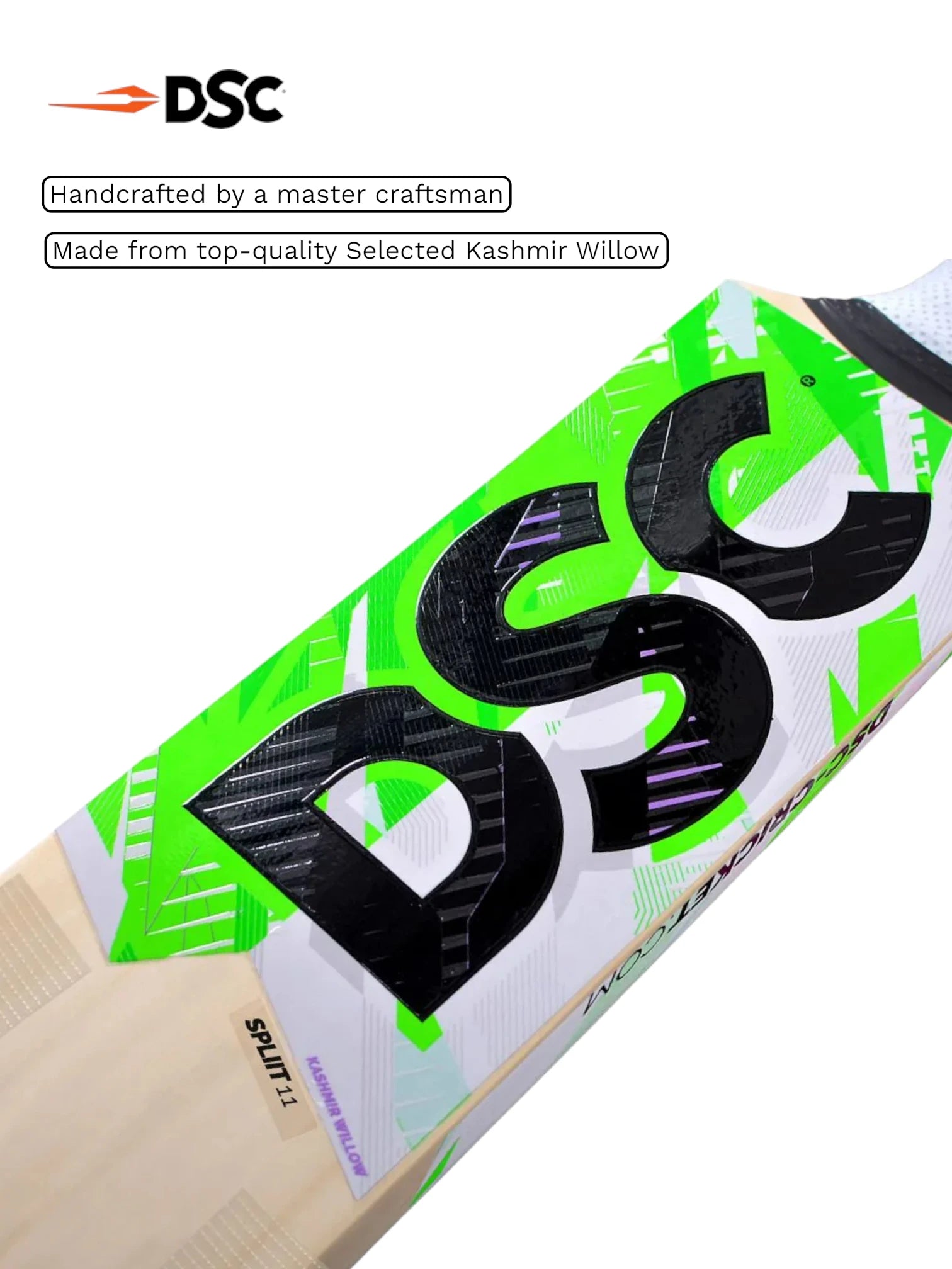 DSC Spliit 11 Kashmir Willow Cricket Bat