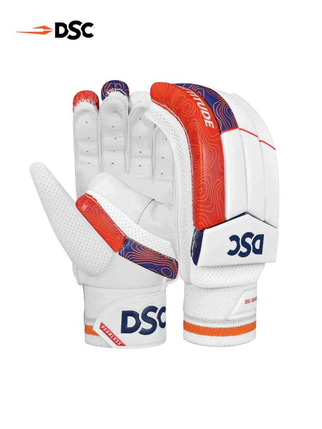 DSC Attitude Batting Gloves (Red/Blue)