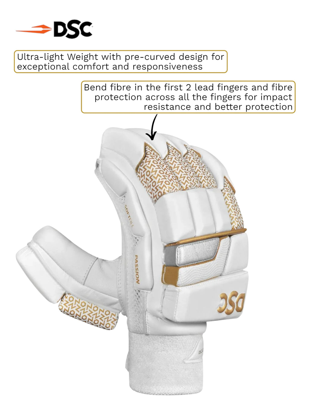 DSC Passion Batting Gloves