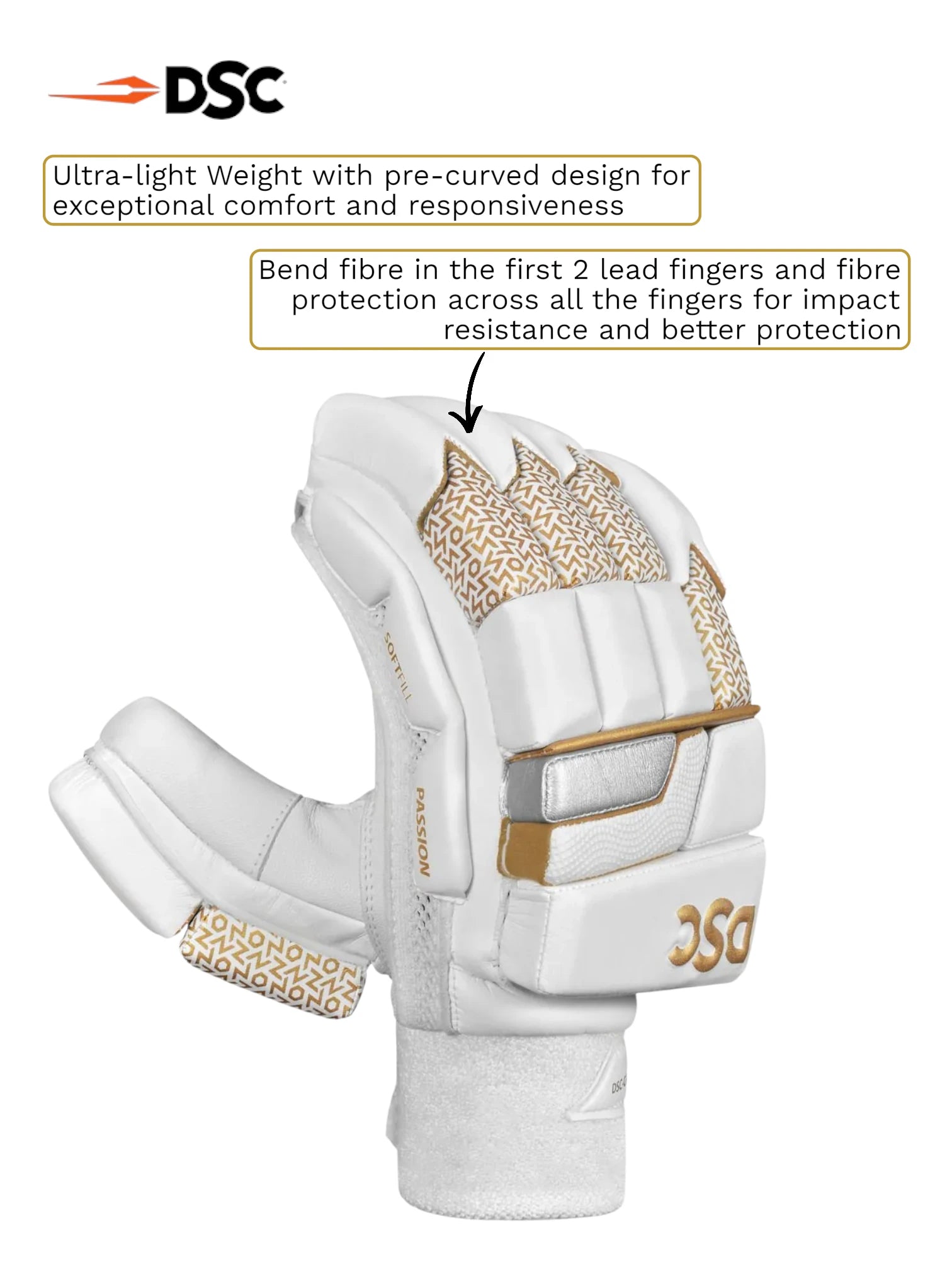 DSC Passion Batting Gloves