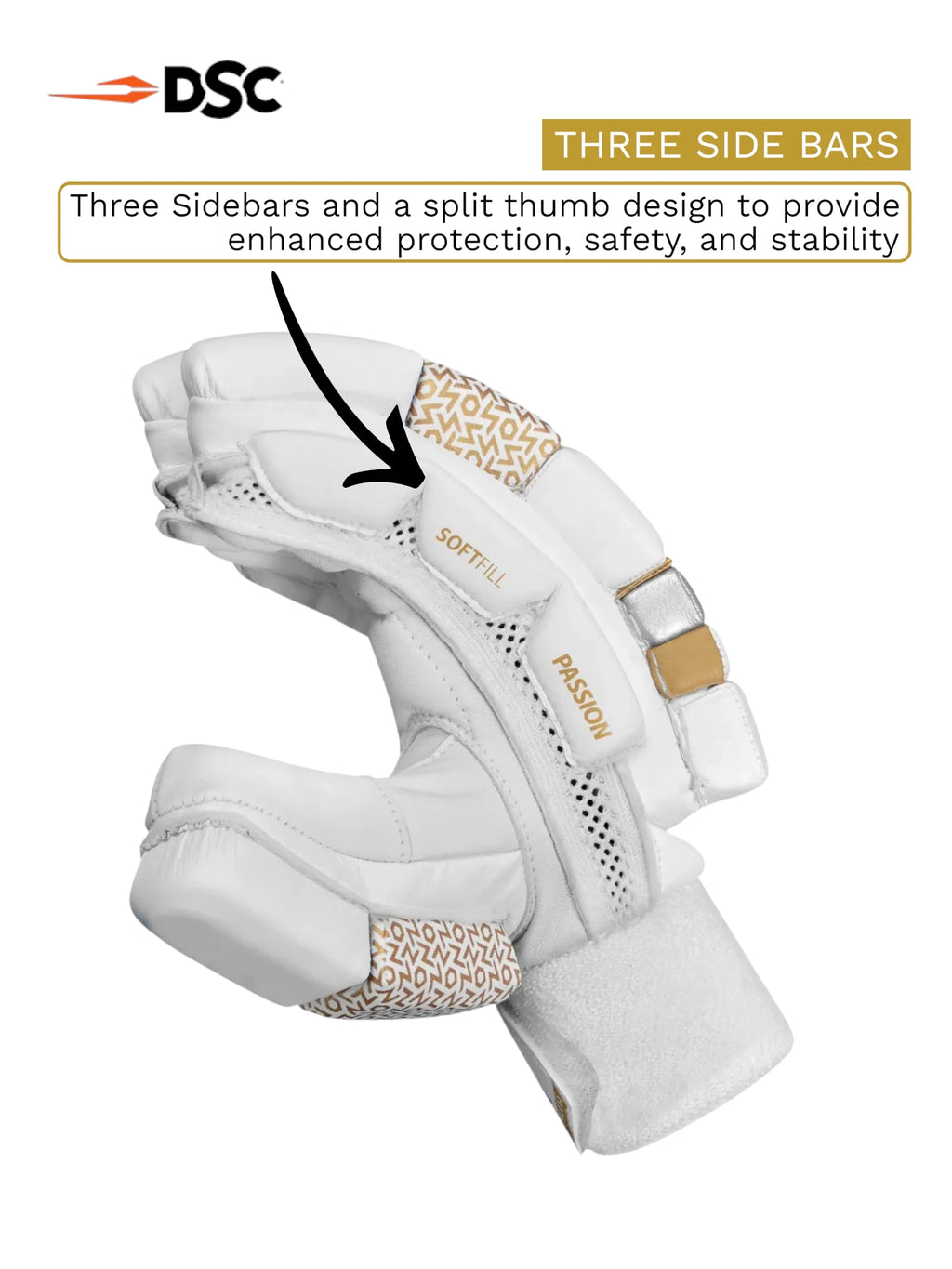DSC Passion Batting Gloves