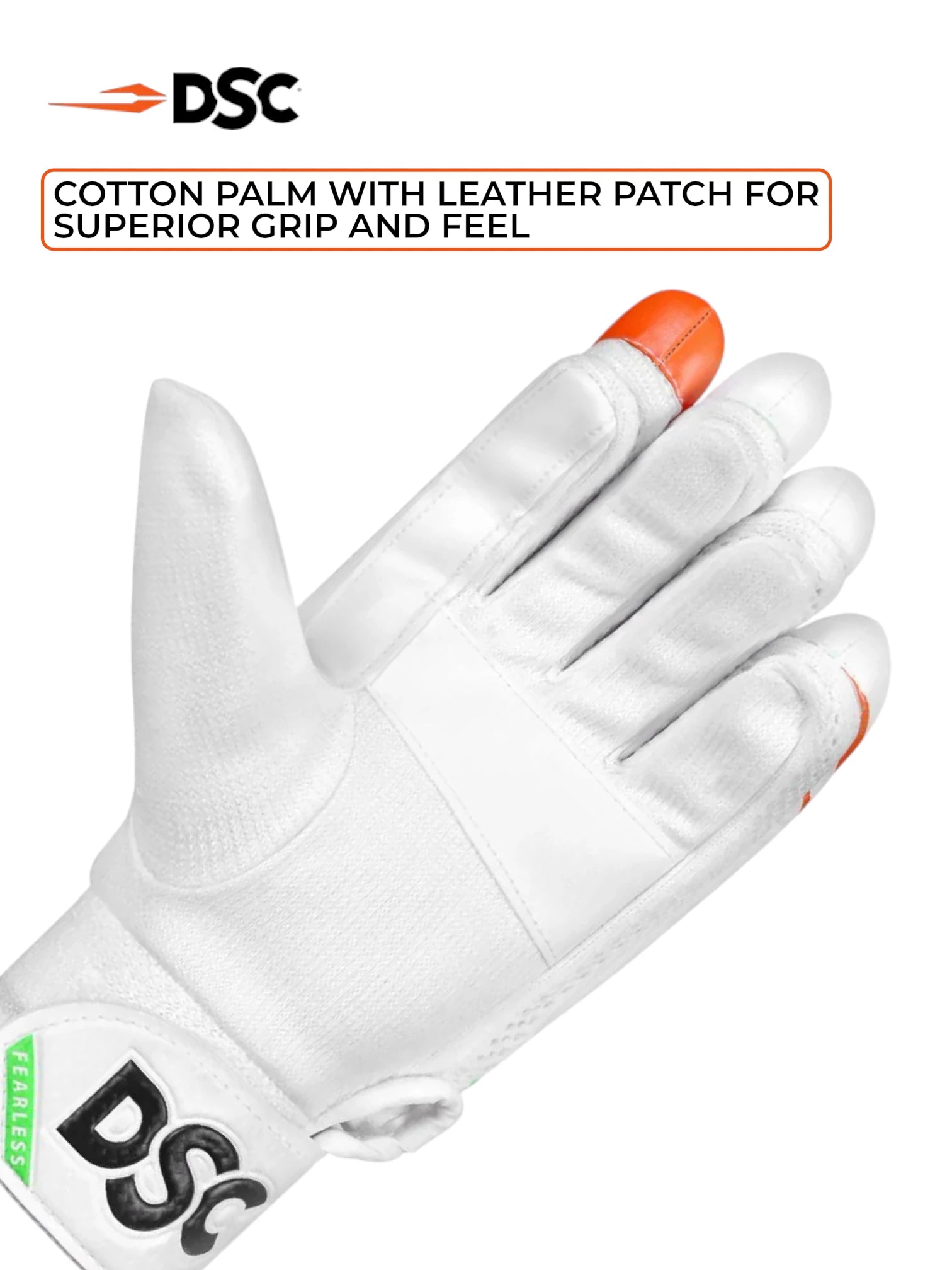 DSC Ruffle Batting Gloves (Green)