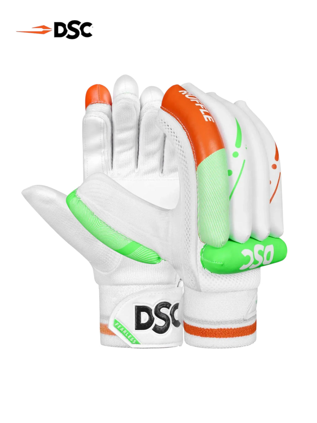 DSC Ruffle Batting Gloves (Green)