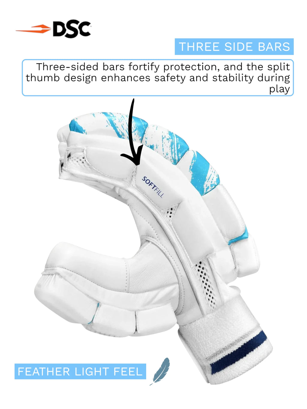 DSC Speed Batting Gloves