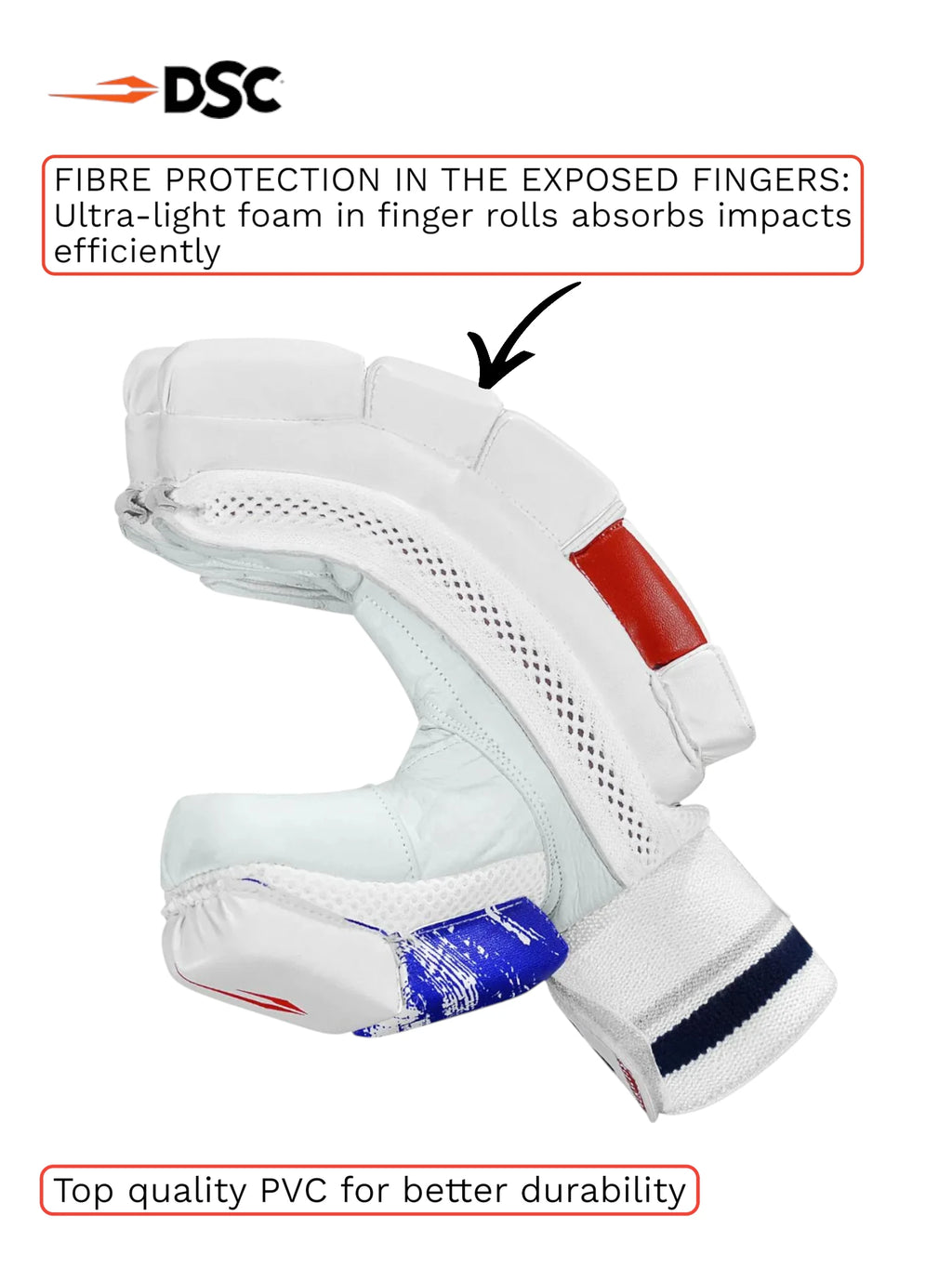 DSC Tornado Batting Gloves