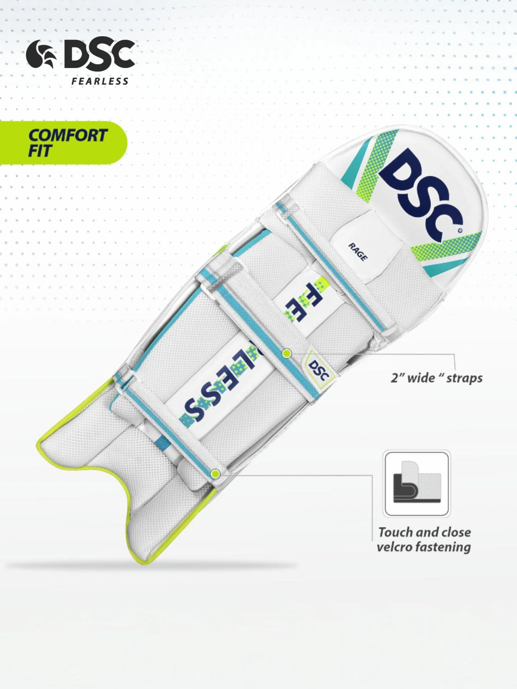 DSC Rage Batting Leg Guards