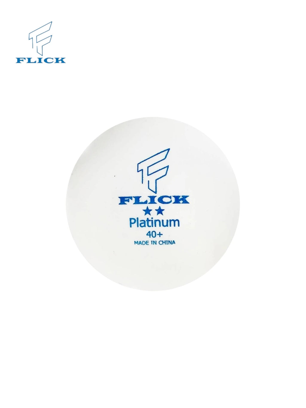 FLICK Platinum 2 Star Table Tennis Balls