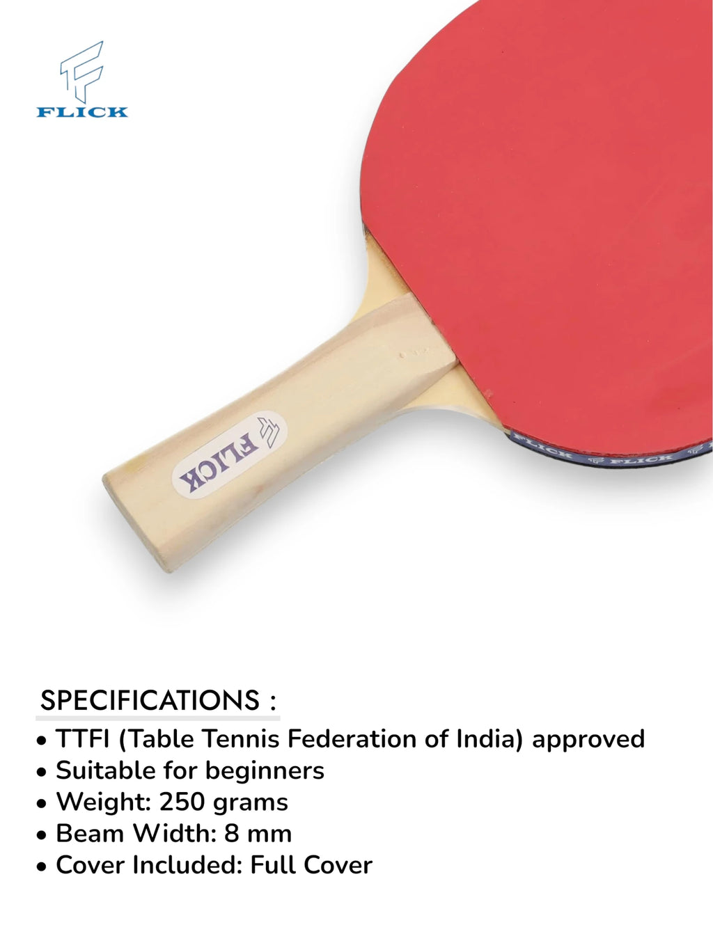 FLICK Victor 1 Star Table Tennis Racquet