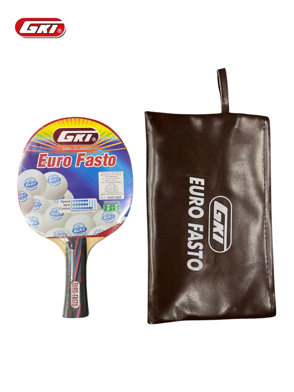 GKI Euro Fasto Table Tennis Racquet