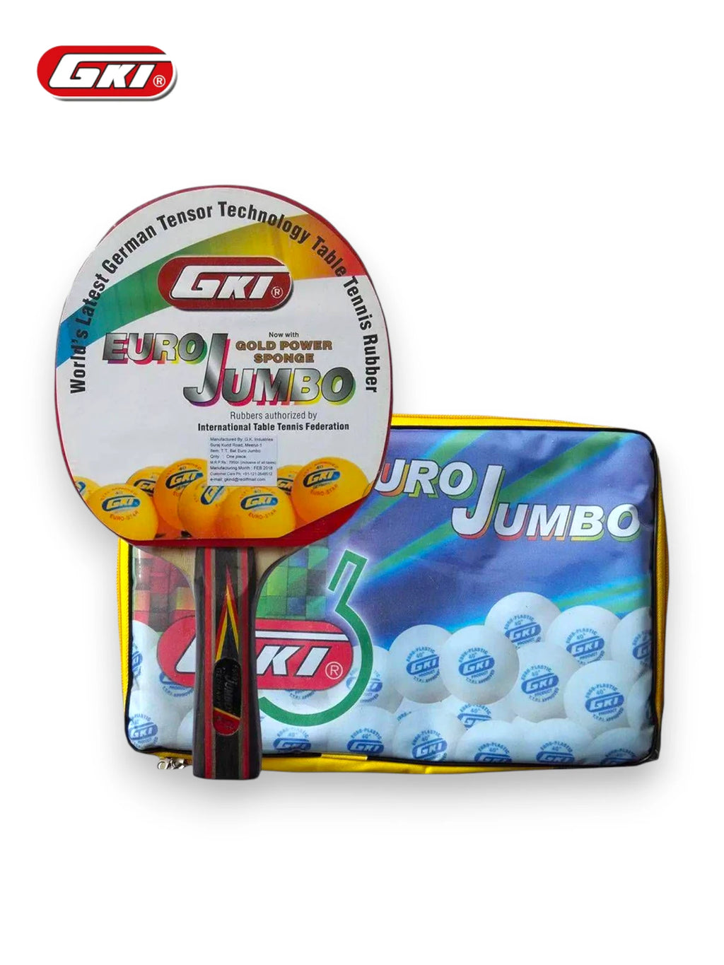 GKI Euro Jumbo Table Tennis Racquet