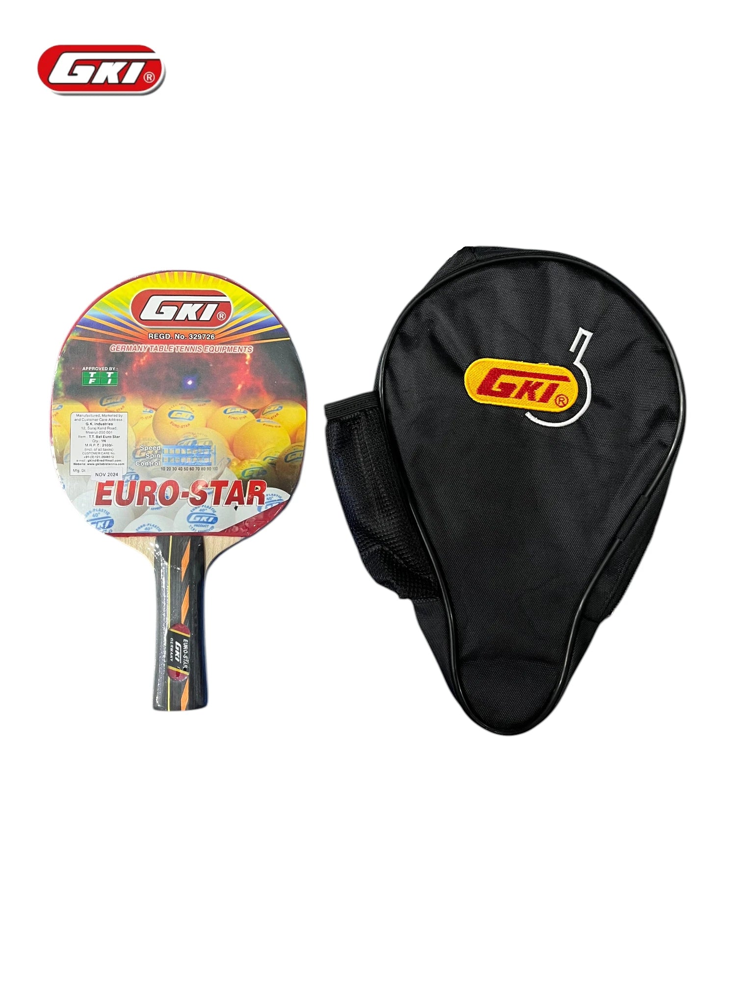 GKI Euro Star Table Tennis Racquet